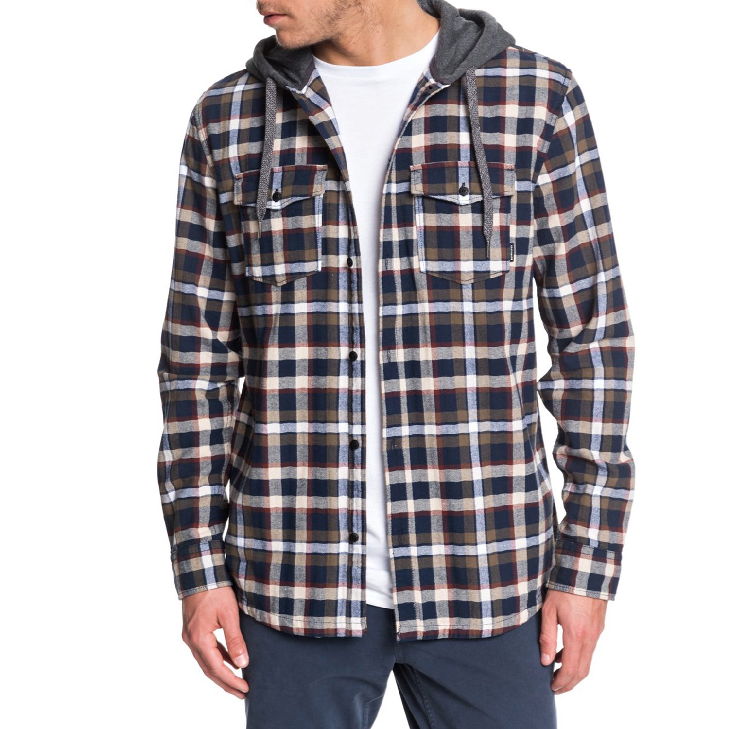 quiksilver snap up flannel