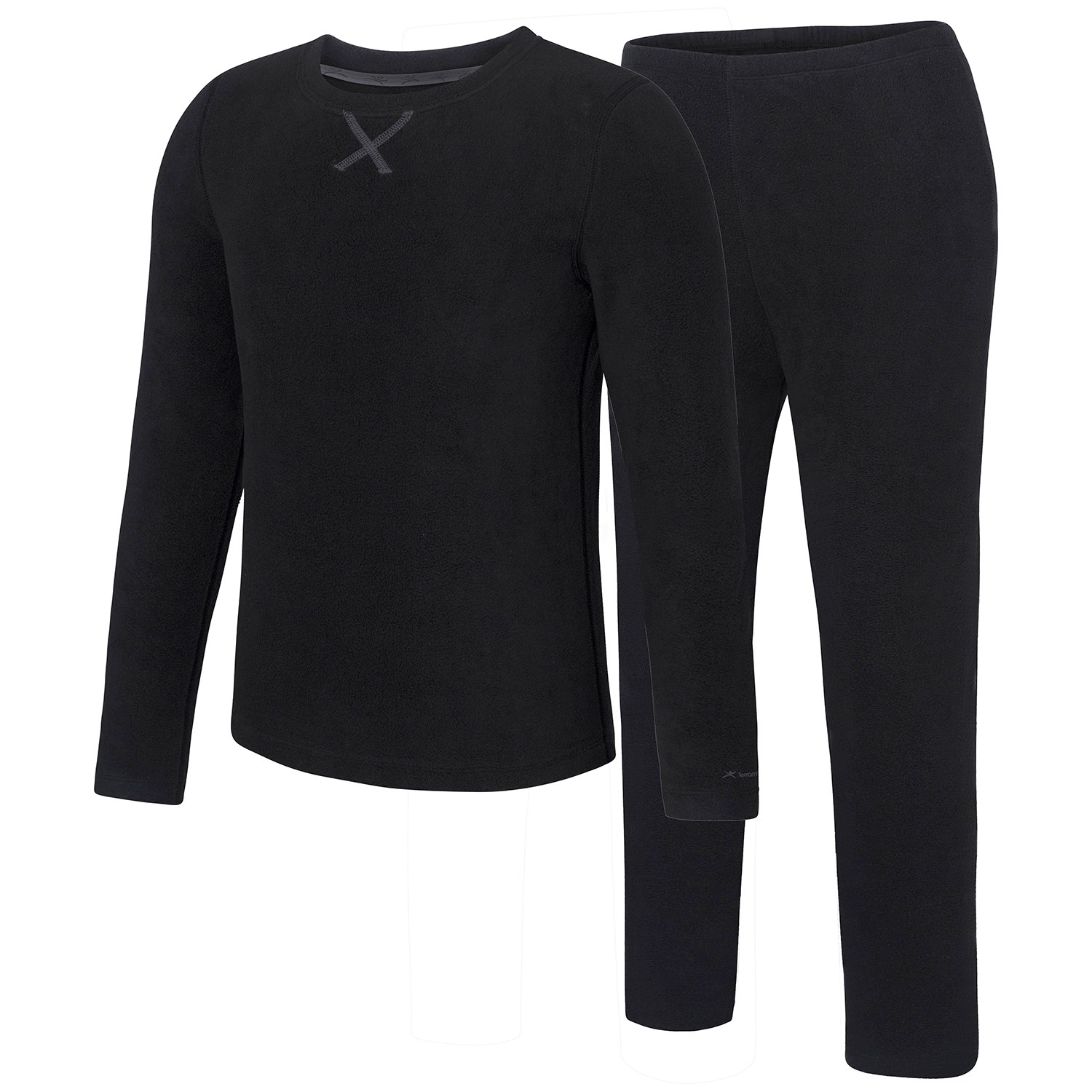 2T Terramar Boys Micro Polyester Fleece Crew