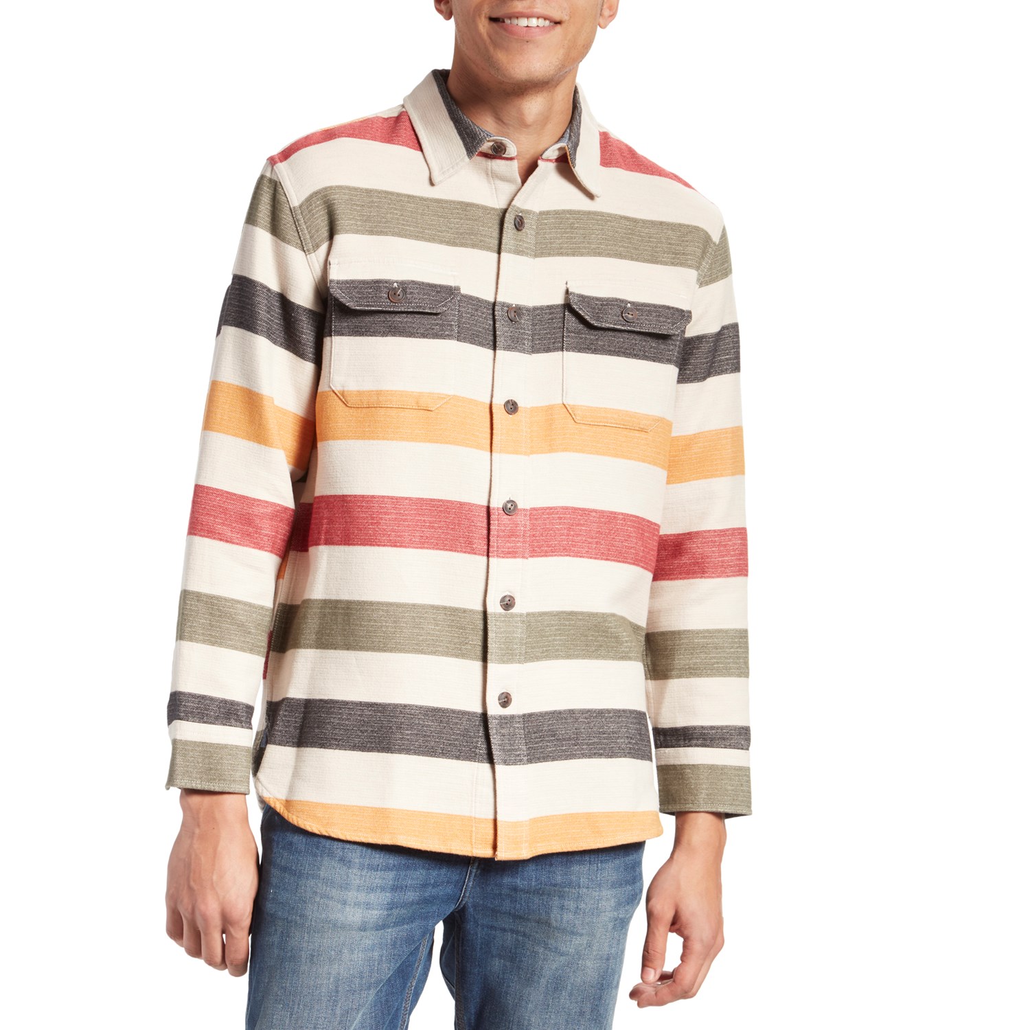 Pendleton blanket stripe overshirt Clearance