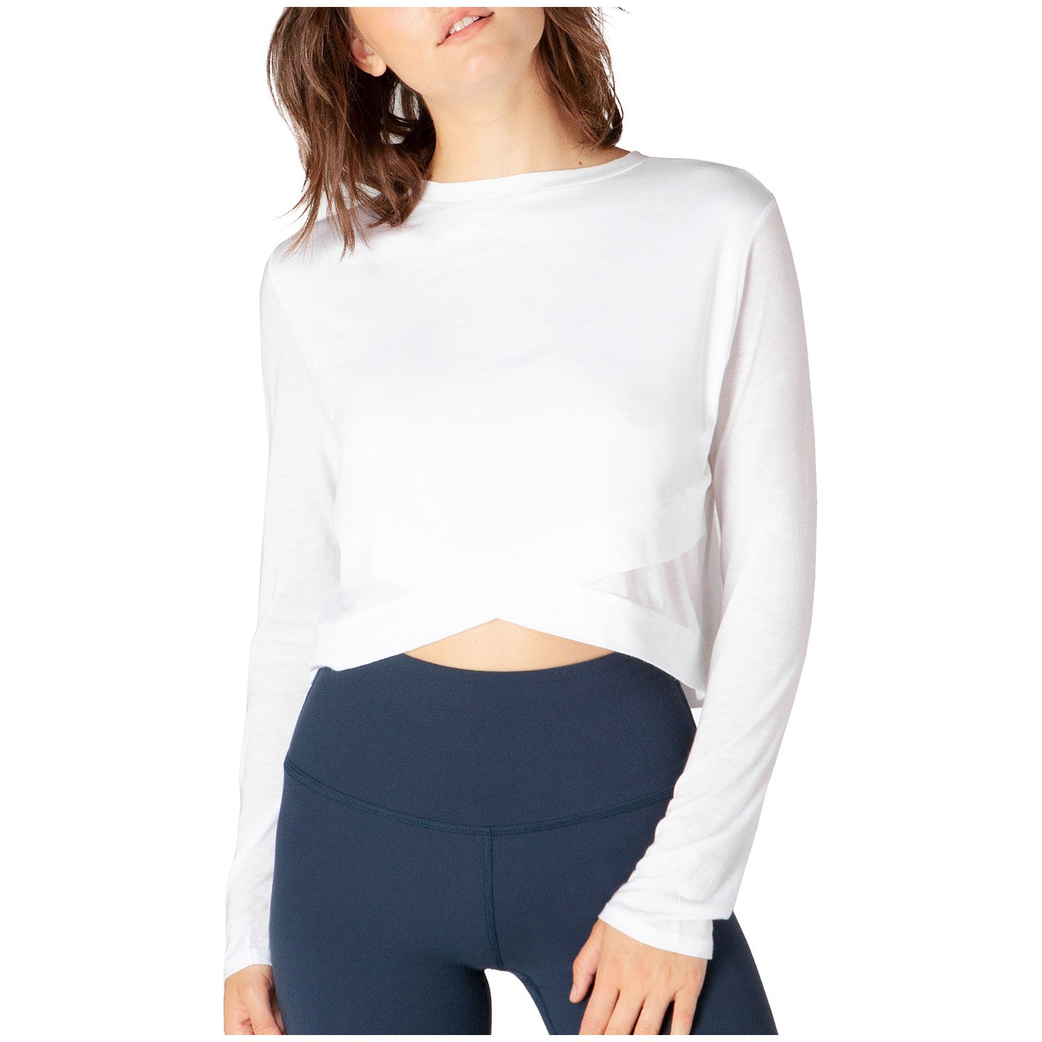 Beyond Yoga Back Out Cropped Tee