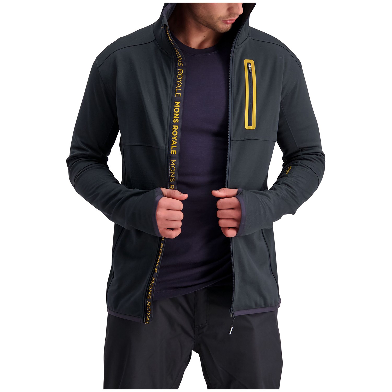 MONS ROYALE Approach Tech Mid Hoodie