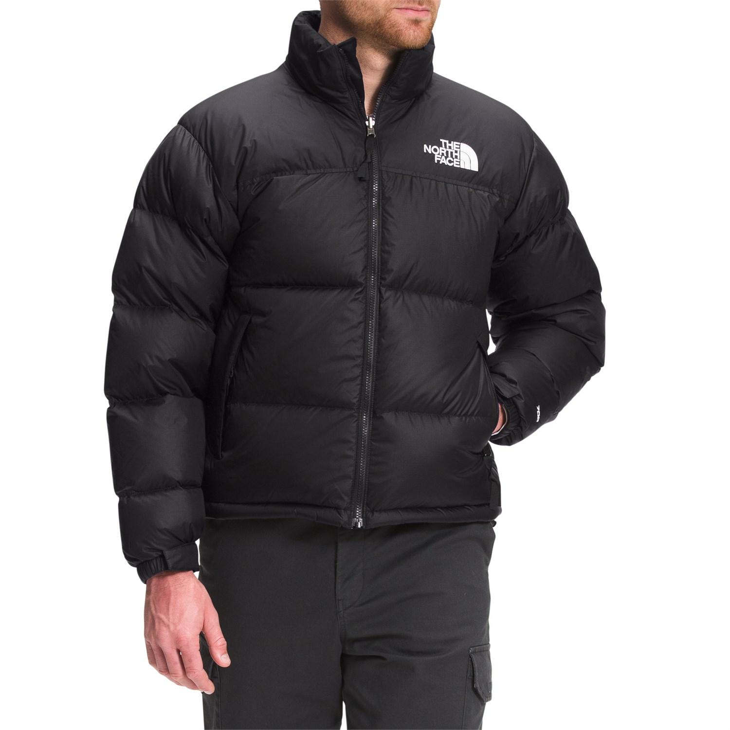 The North Face Mens Nuptse Puffer Jacket Small Black Winter Bubble Puff ...