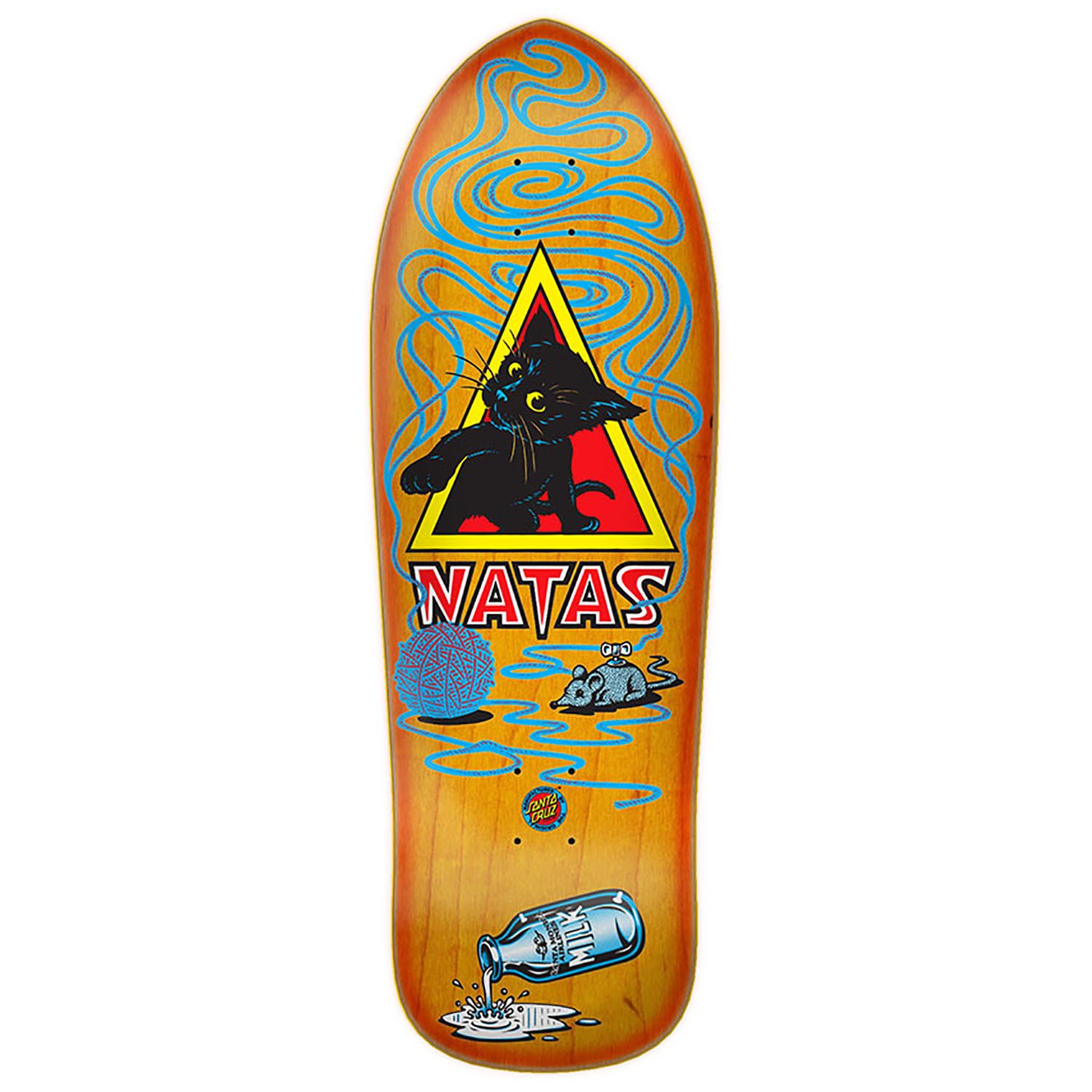 Natas/santa cruz  Old school skateboards, Classic skateboard, Skateboards