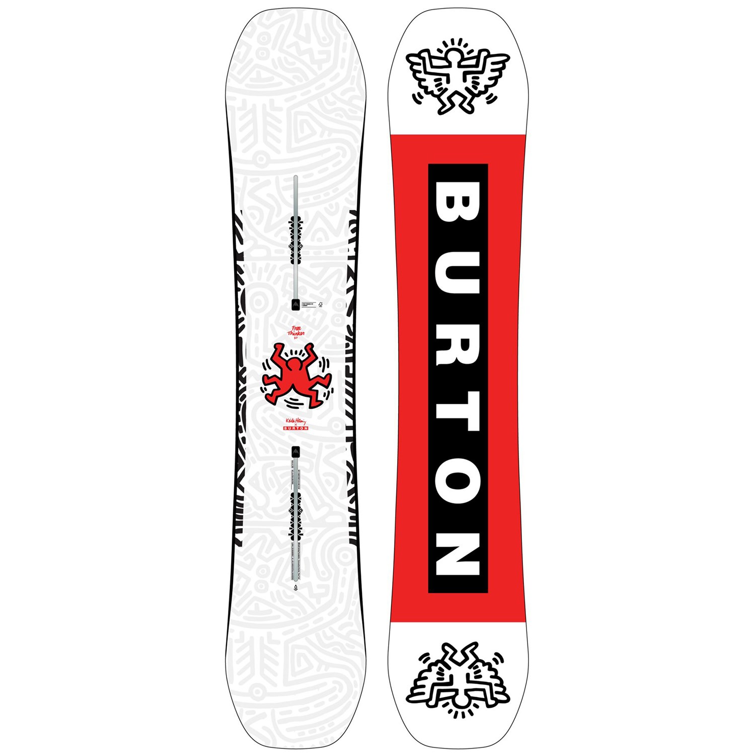 Burton Deep Thinker Herren Snowboard All Mountain Freestyle Keith Haring 2020 NE 
