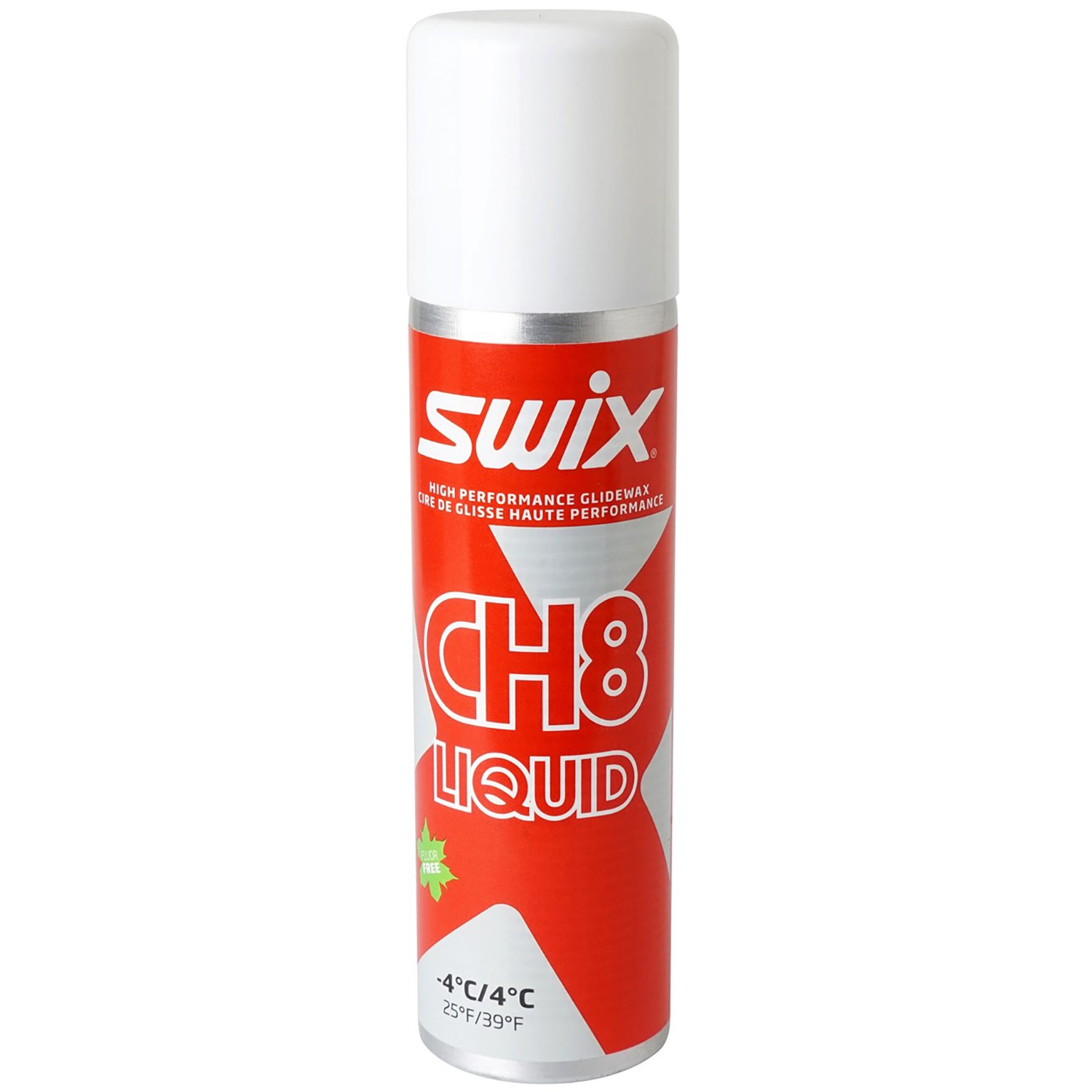 SWIX CH8X Red -4C/+4C 125ml Liquid Wax | evo