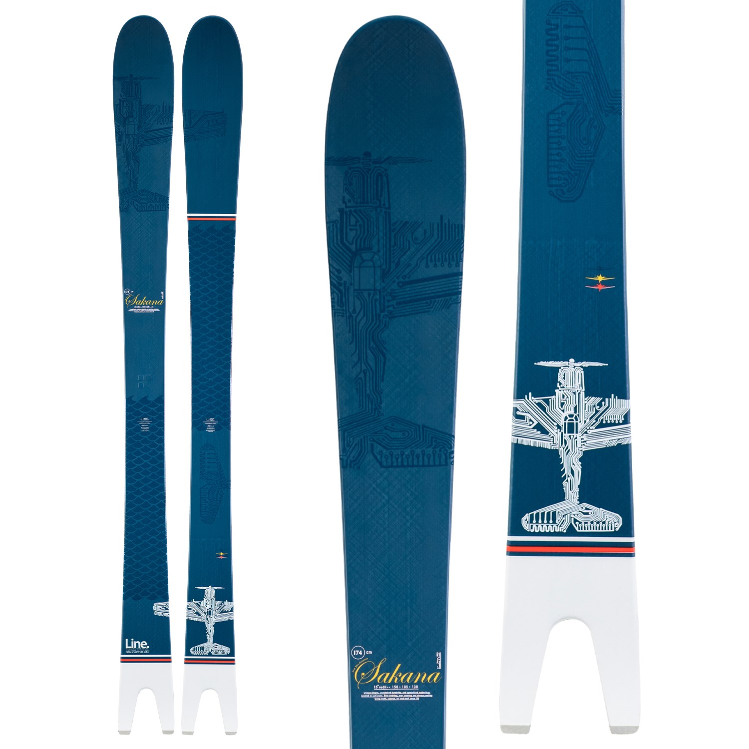 Details about   line sakana skis 
