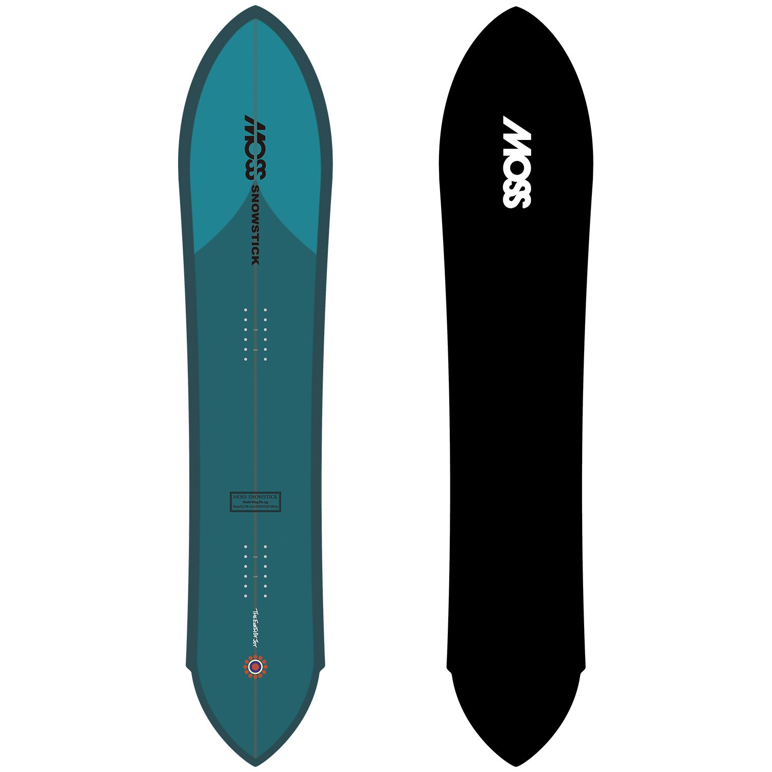 Moss Snowstick Wing Pin 54 Snowboard 2020 | evo