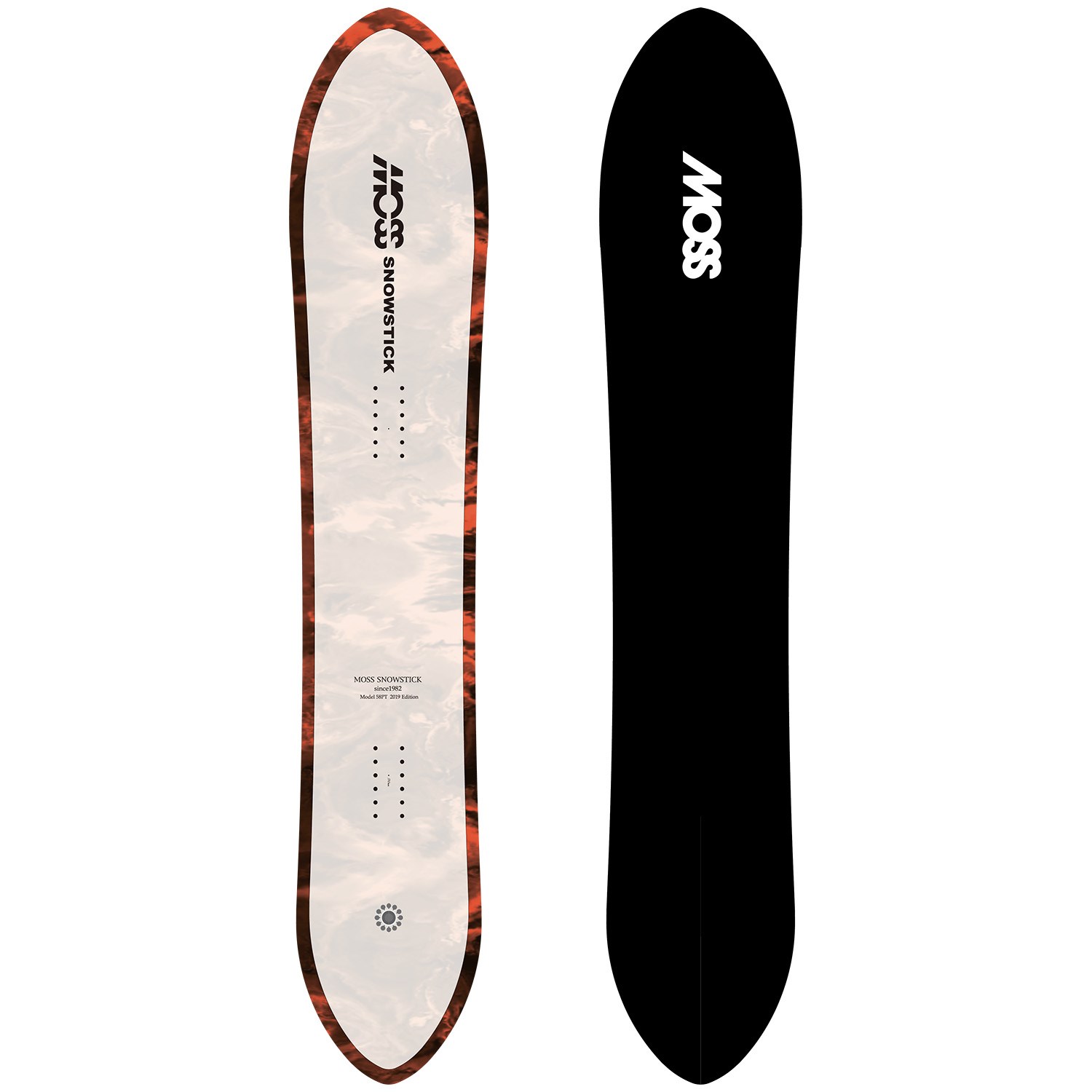 Moss Snowstick 58 Pintail Snowboard 2020 | evo