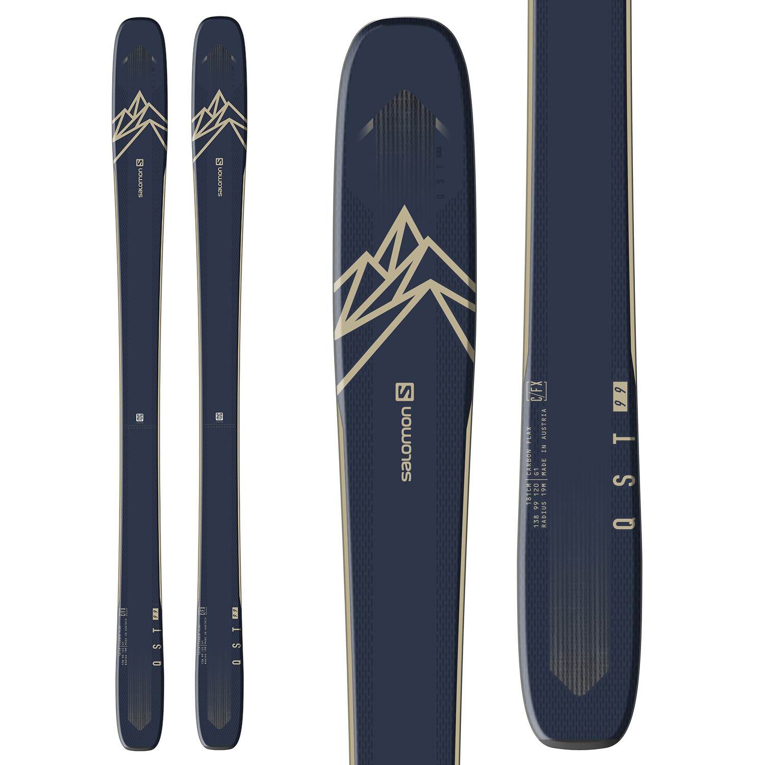 Salomon QST 99 Skis 2021 evo