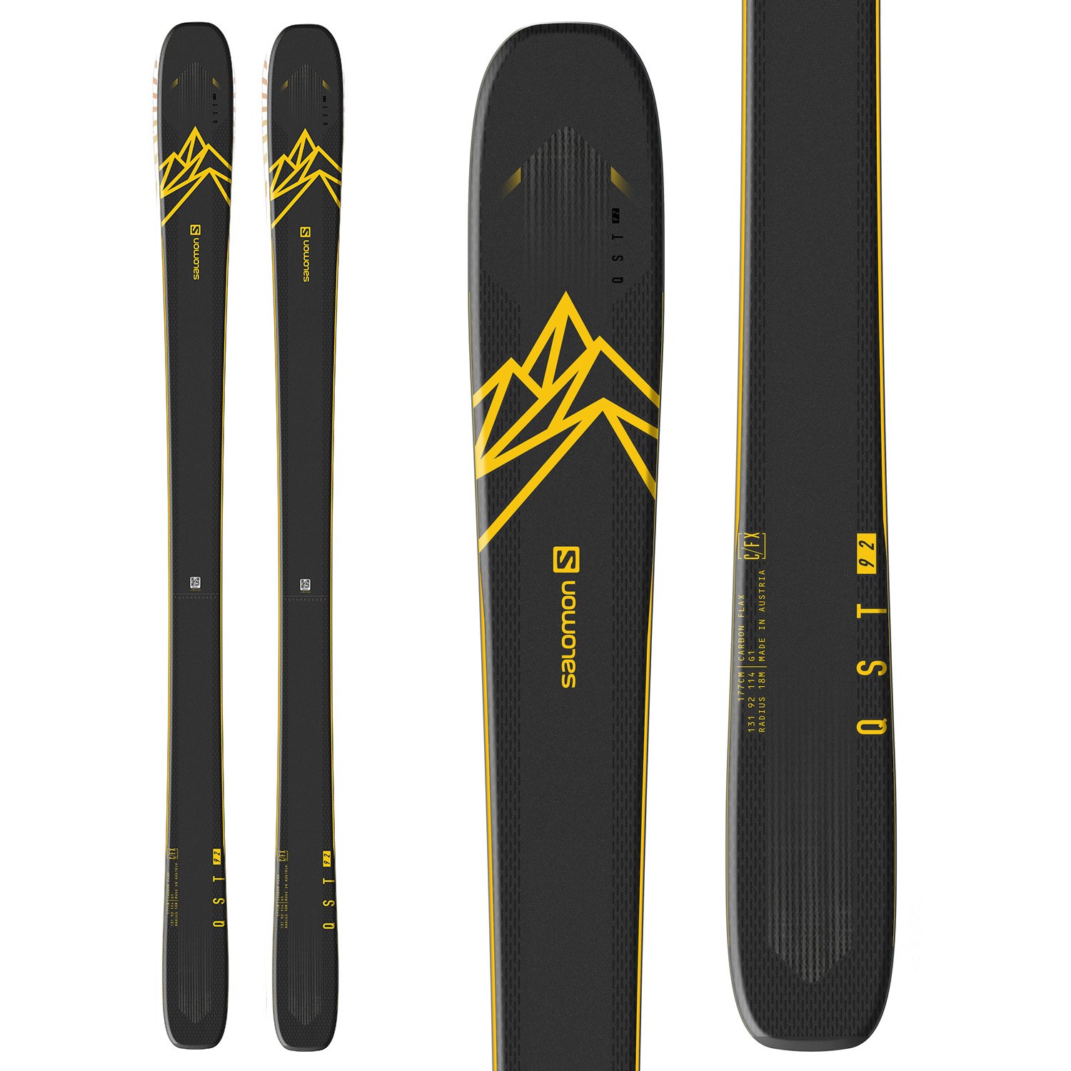 Salomon QST 92 Skis 2020 evo