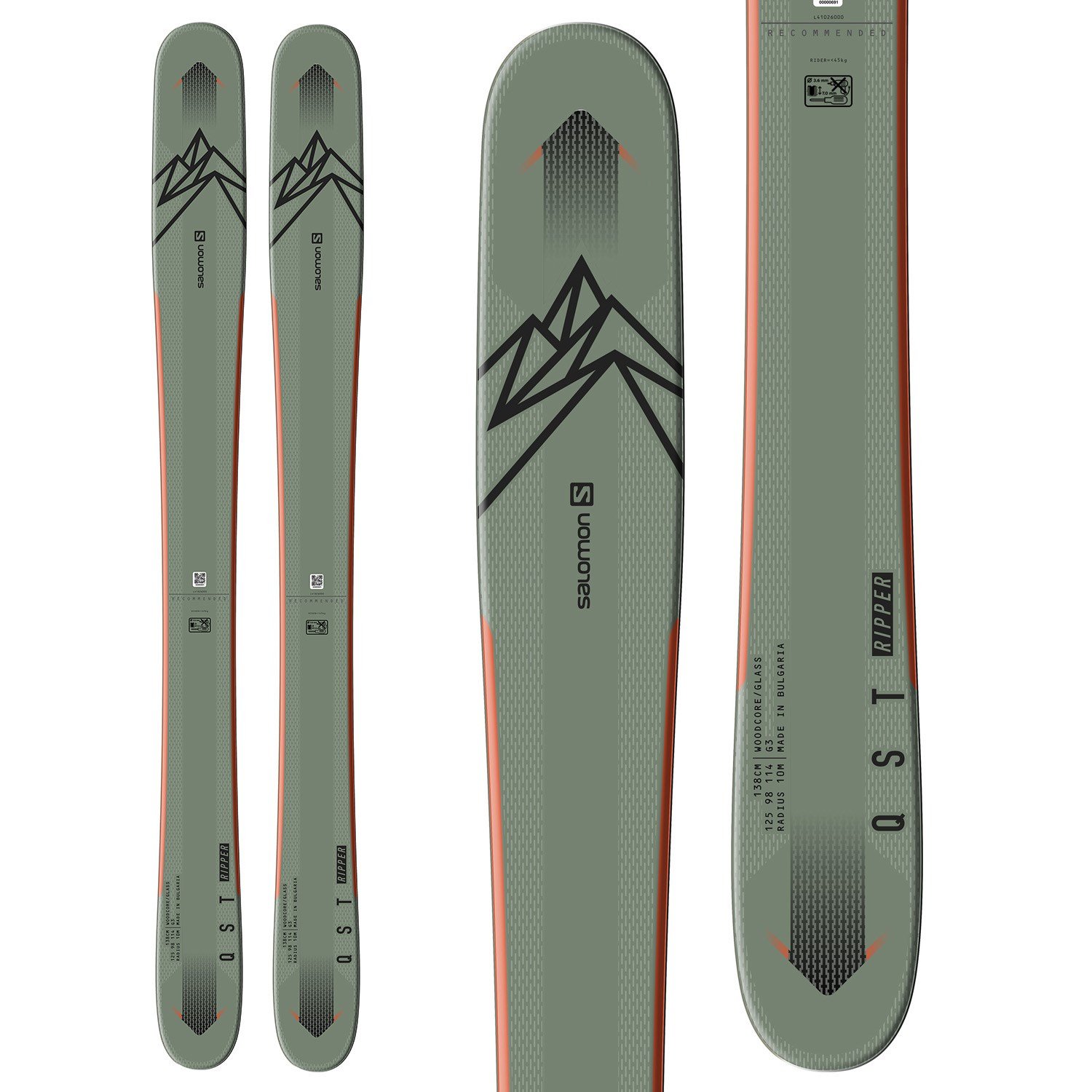 Salomon QST Ripper Skis - 2021 | evo