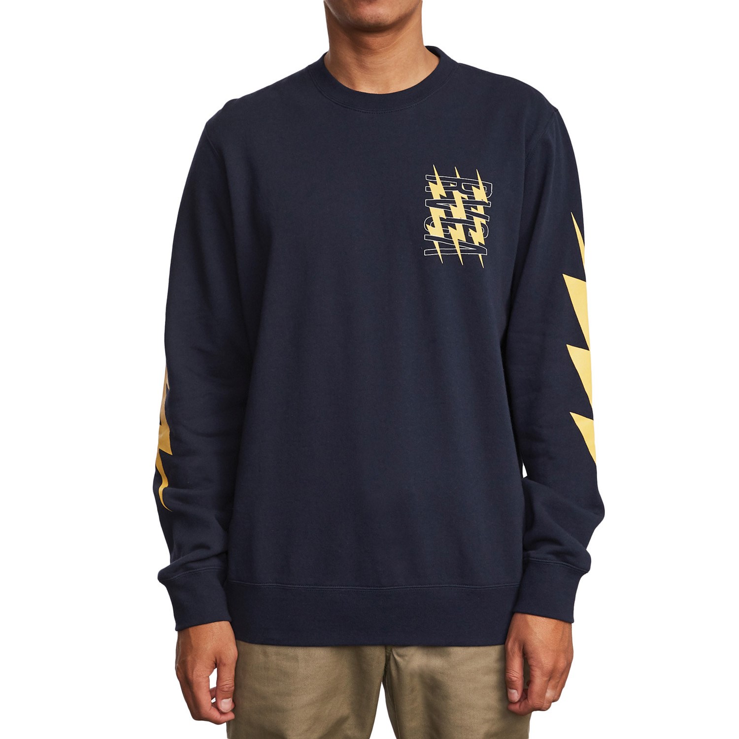 rvca crew neck sweater