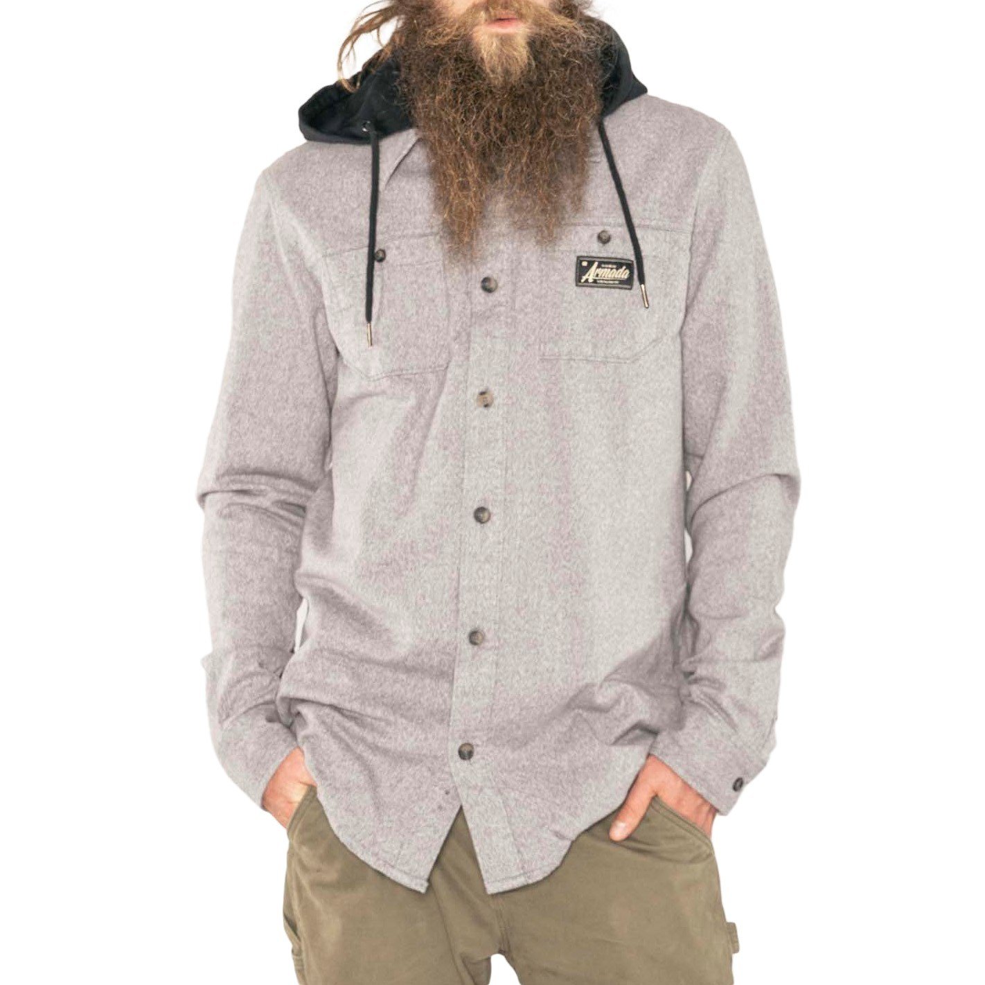 Armada Reading Flannel Hoodie Men s evo