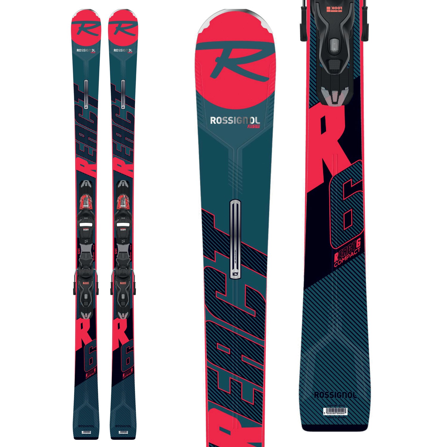 Bindung RAI Rossignol React R6 Compact Art.Nr All-Mountain Ski inkl Xpress 