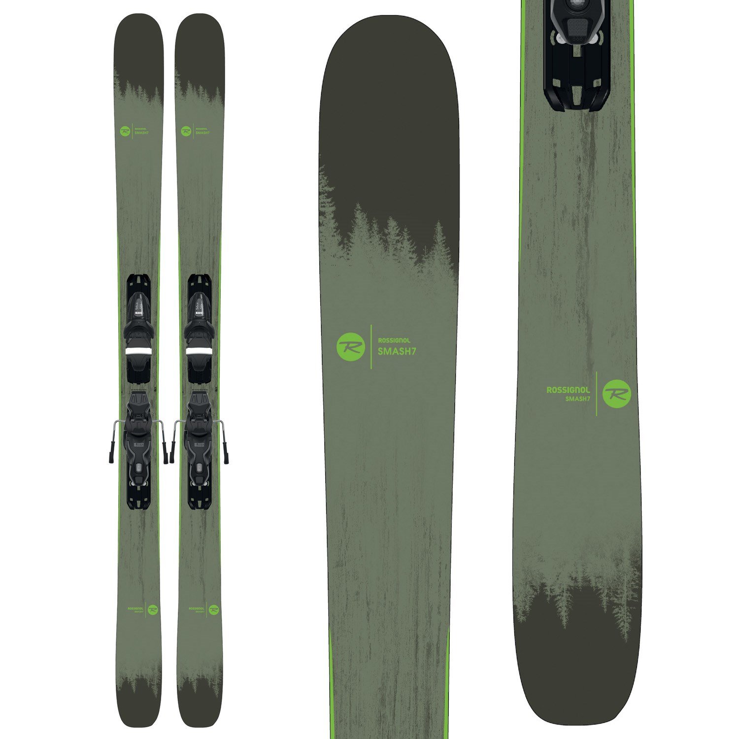 CLEARANCE Rossignol Smash 7 snow skis 170cm with bindings New 2019