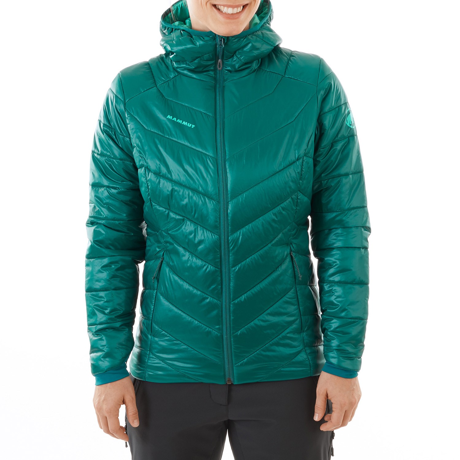 mammut rime in hooded jacket