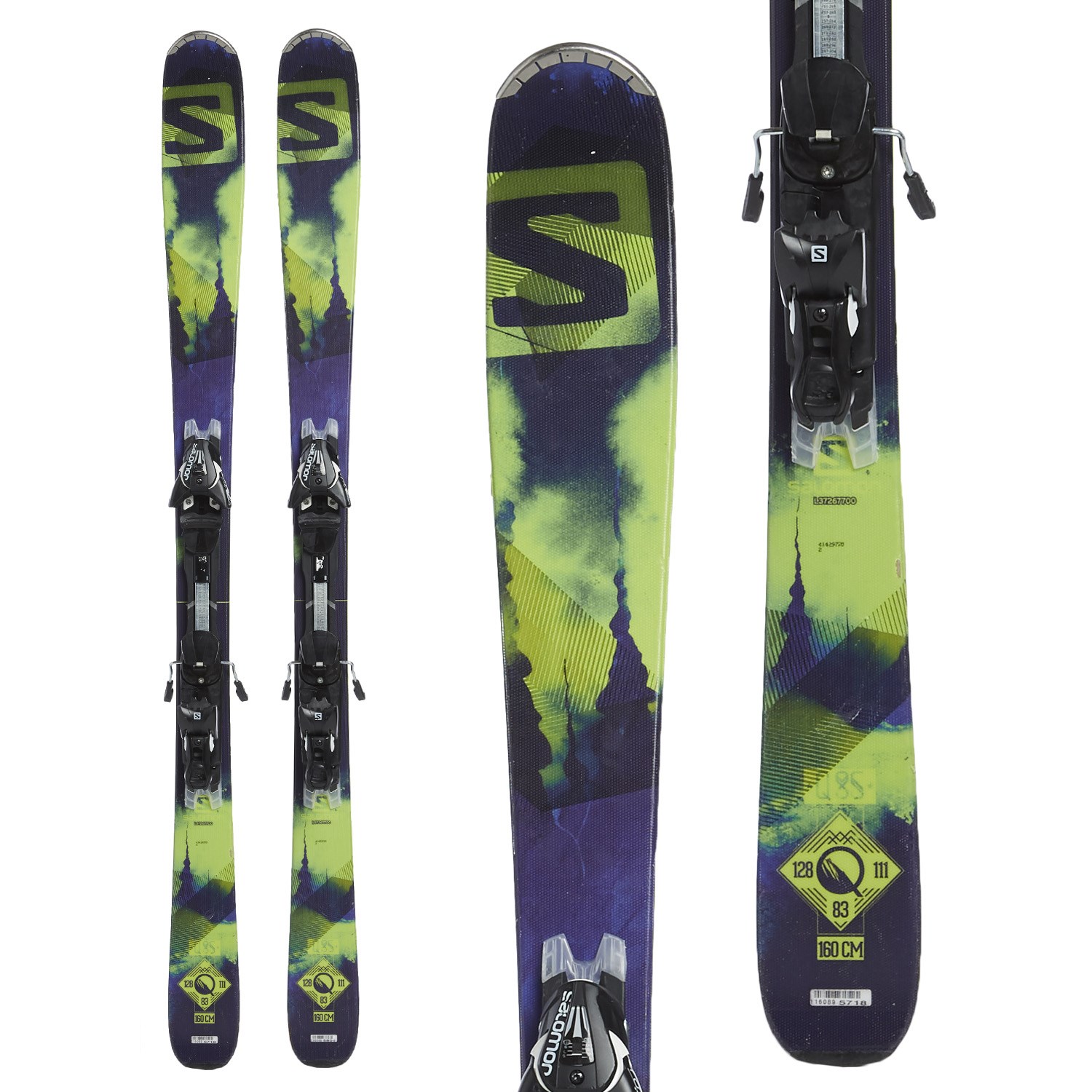 Salomon Q-85 Skis Bindings 2015 - Used | evo