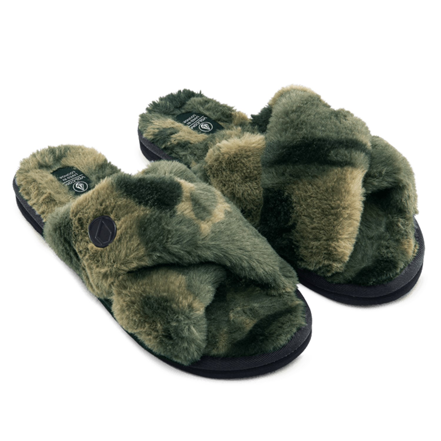 Volcom discount fuzzy slippers