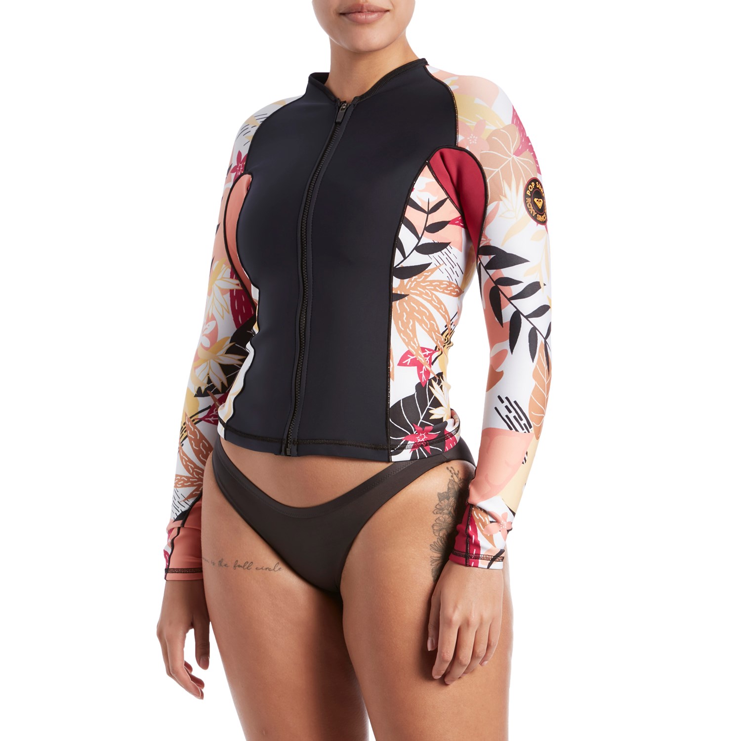 Roxy 1.0 Pop Surf Front-Zip Long-Sleeve Q-L Jacket Women's 