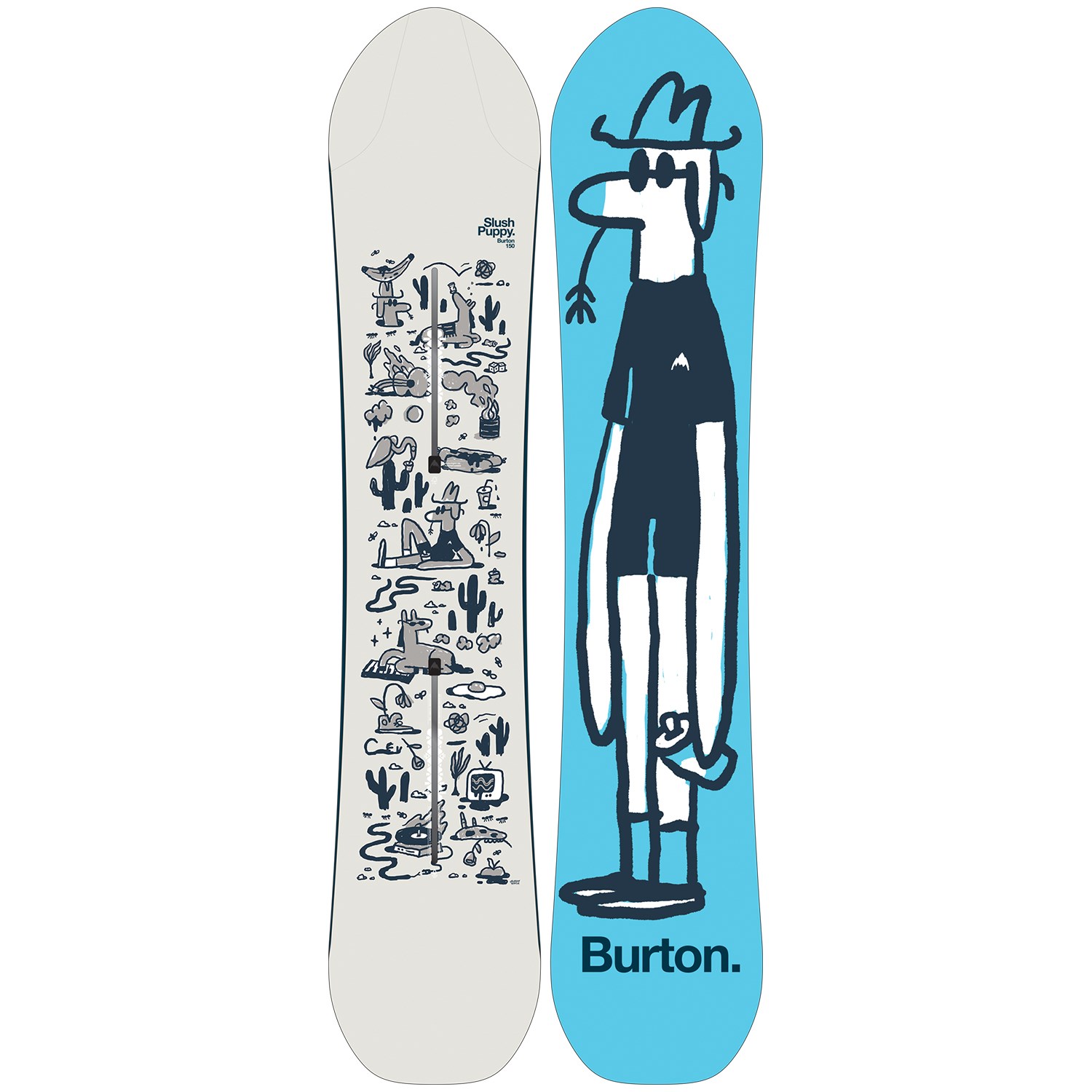 Burton Slush パピー キャンバー スノーボード Burton Slush Puppy