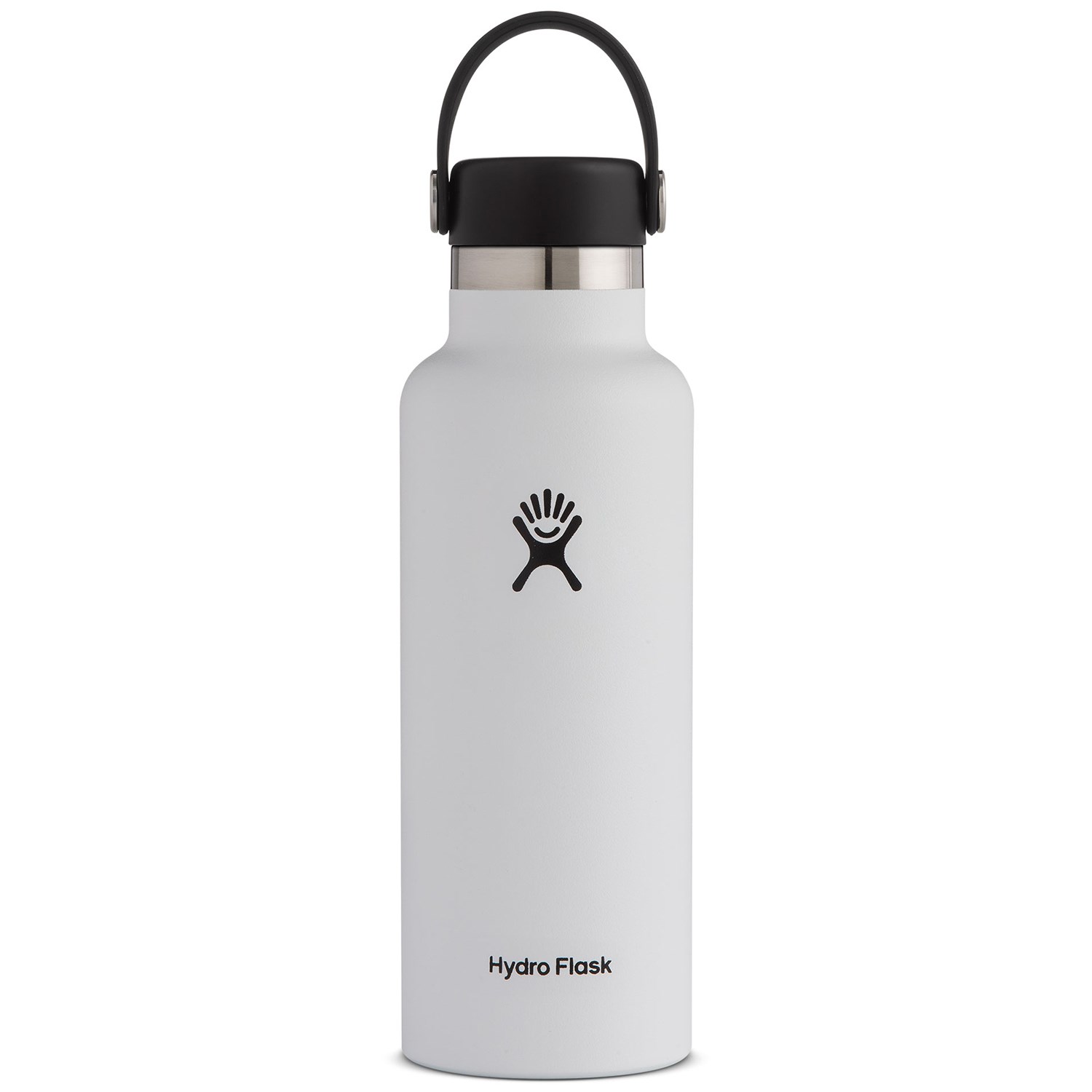 Hydro Flask 18 oz Standard Mouth Bottle White