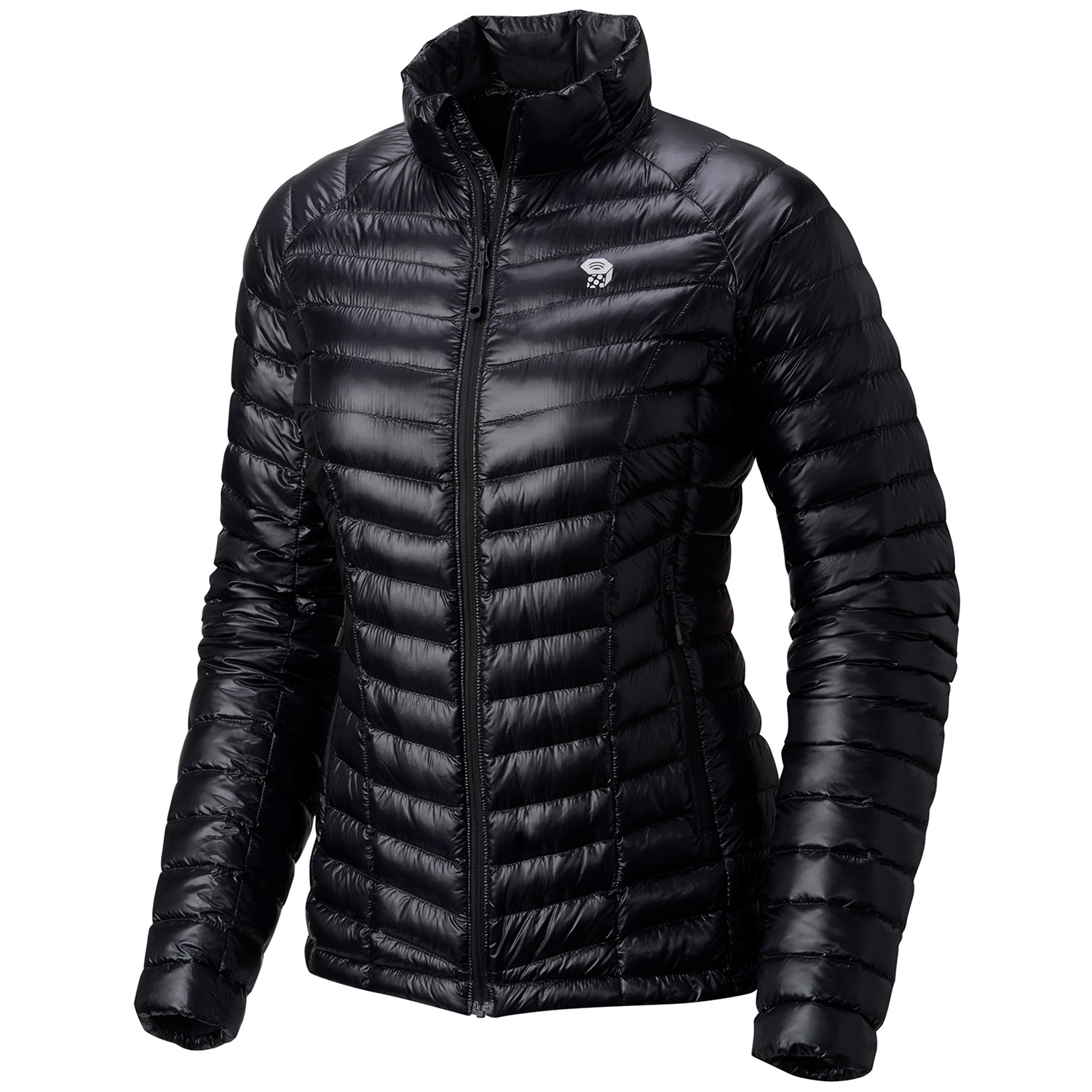fitted down jacket womens