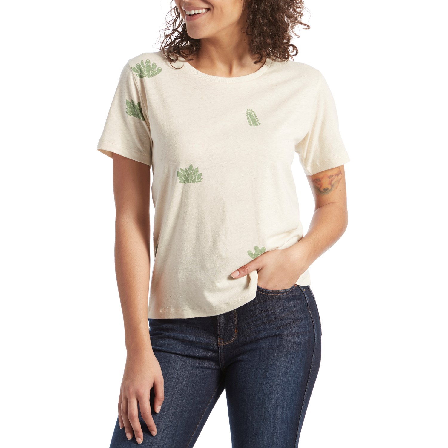 Mollusk Hemp Cactus Garden T-Shirt 