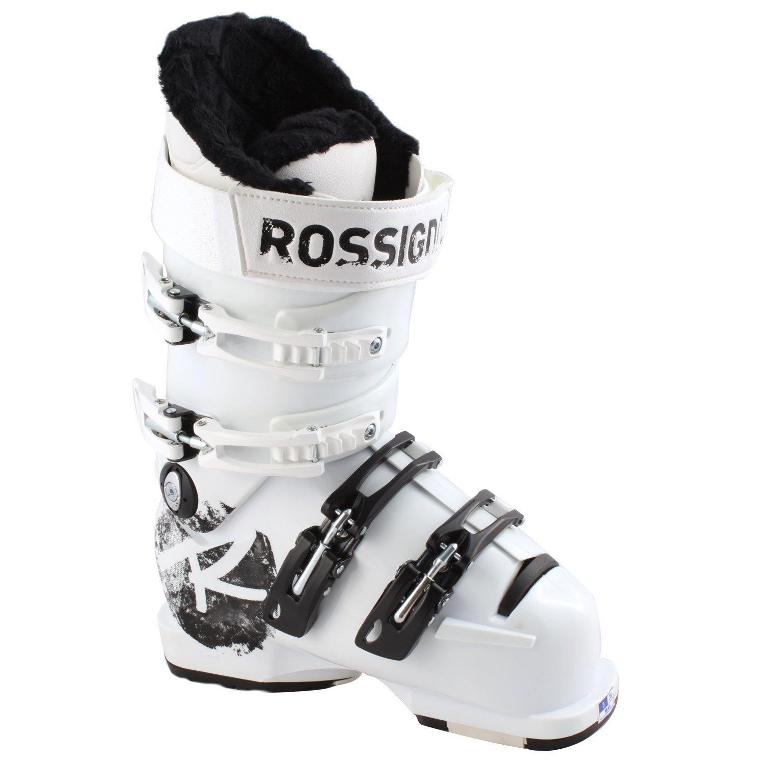 white ski boots