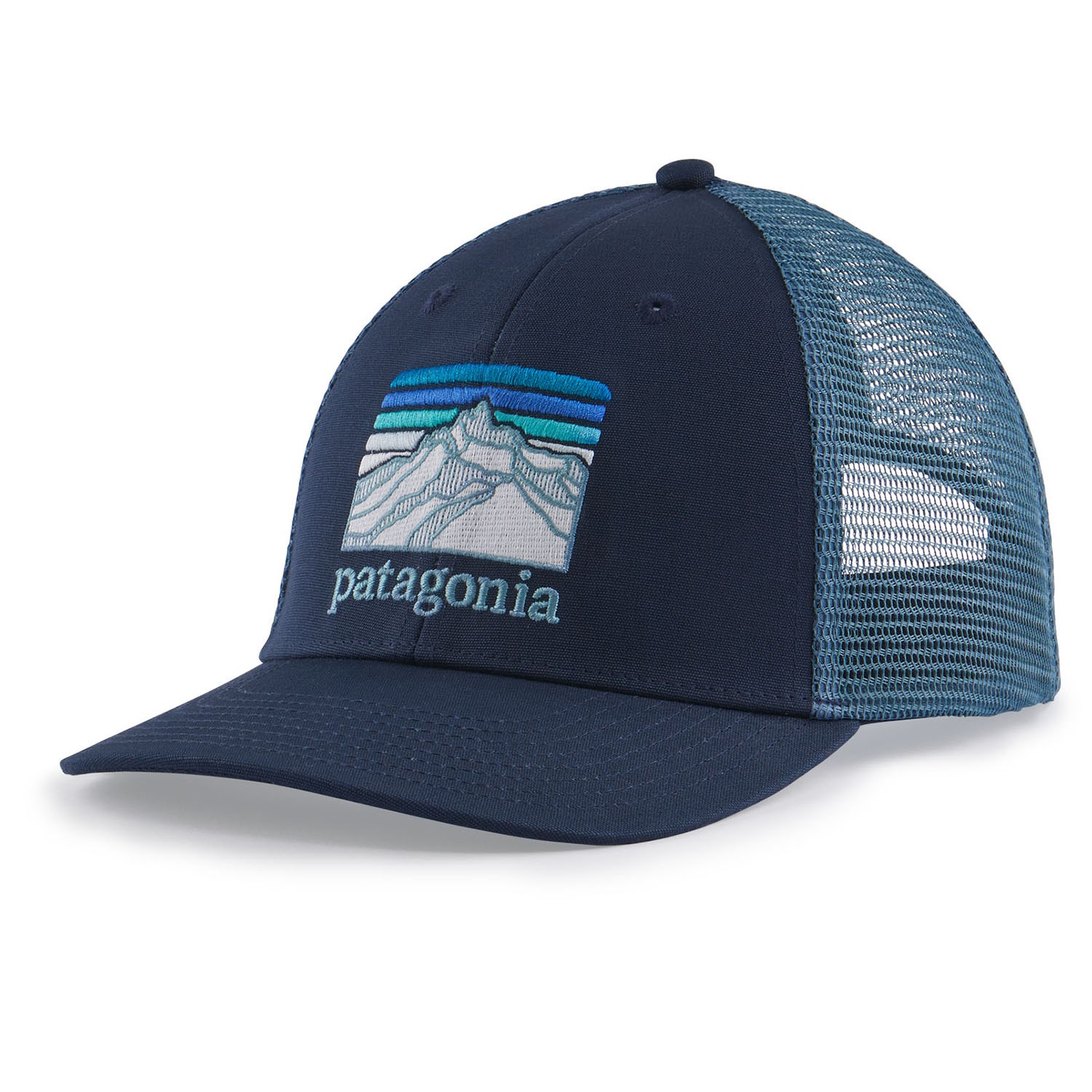 Patagonia P-6 Logo Lopro Trucker Hat | Black