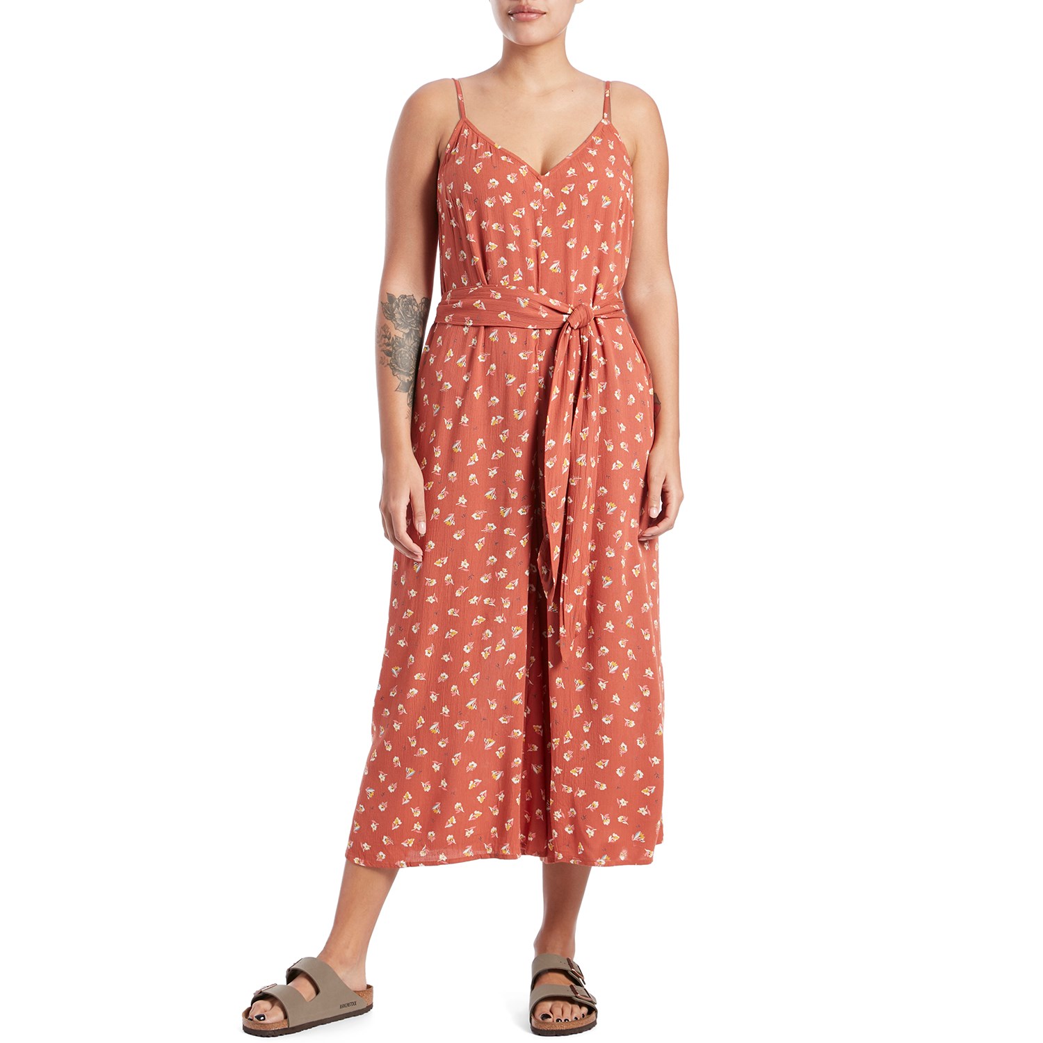 billabong shake it again wide leg jumpsuit