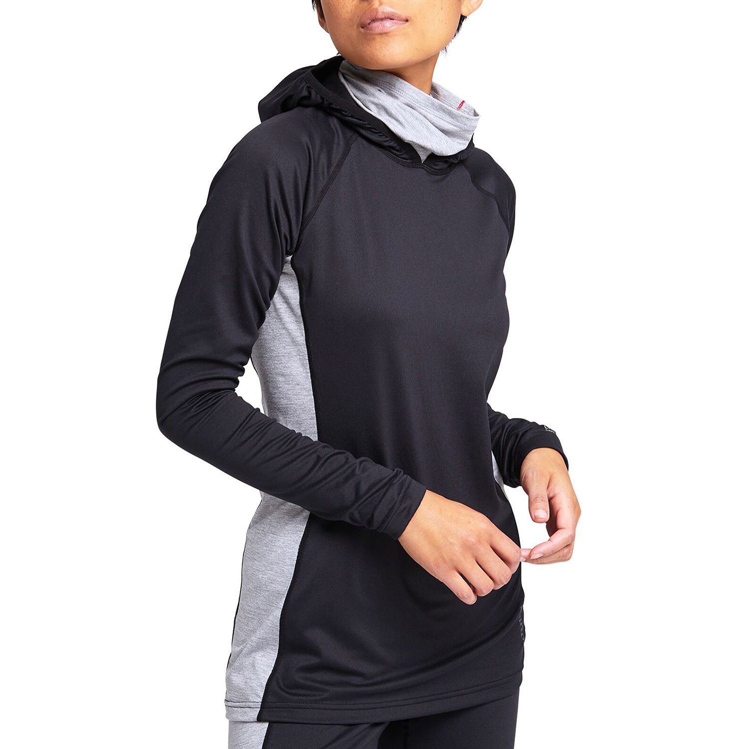 Womens hooded base clearance layer