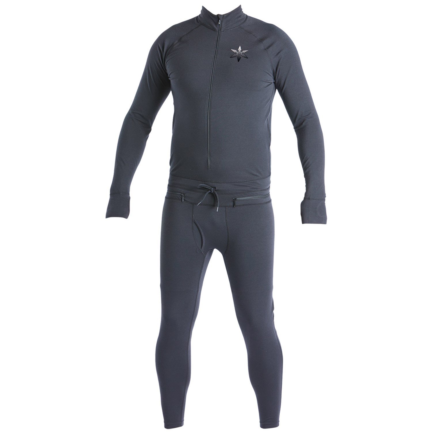 Airblaster WMS Function Underwear Jumpsuit HOODLESS NINJA SUIT-BLACK ... 