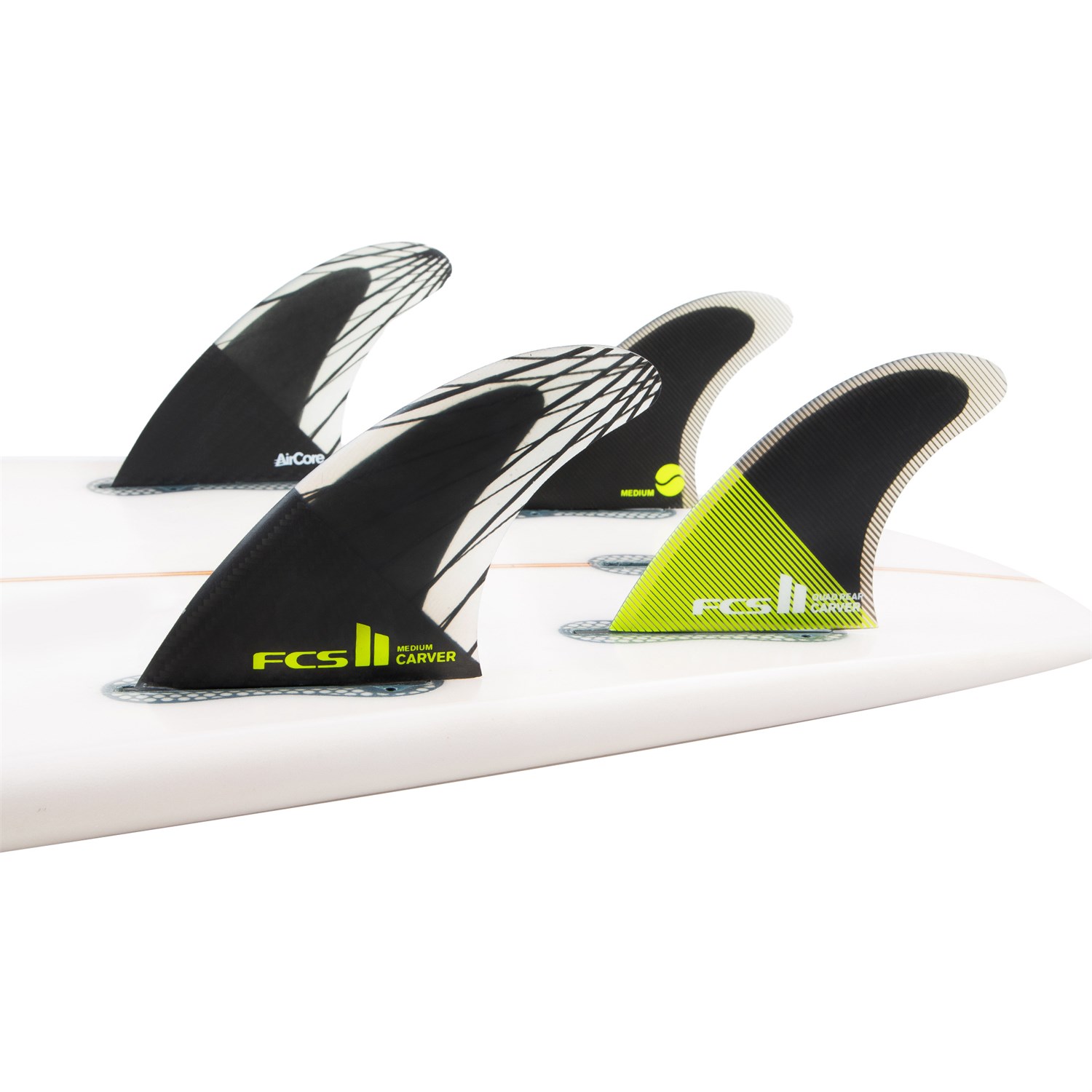 FCS II Carver PC Carbon Large Tri Fin Set | evo