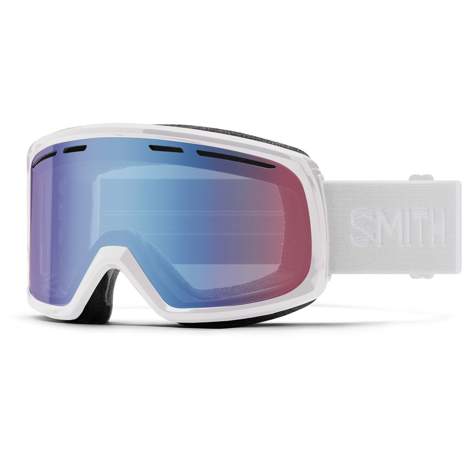 Rise Red Sol-X Mirror Smith Range Snow Goggle 