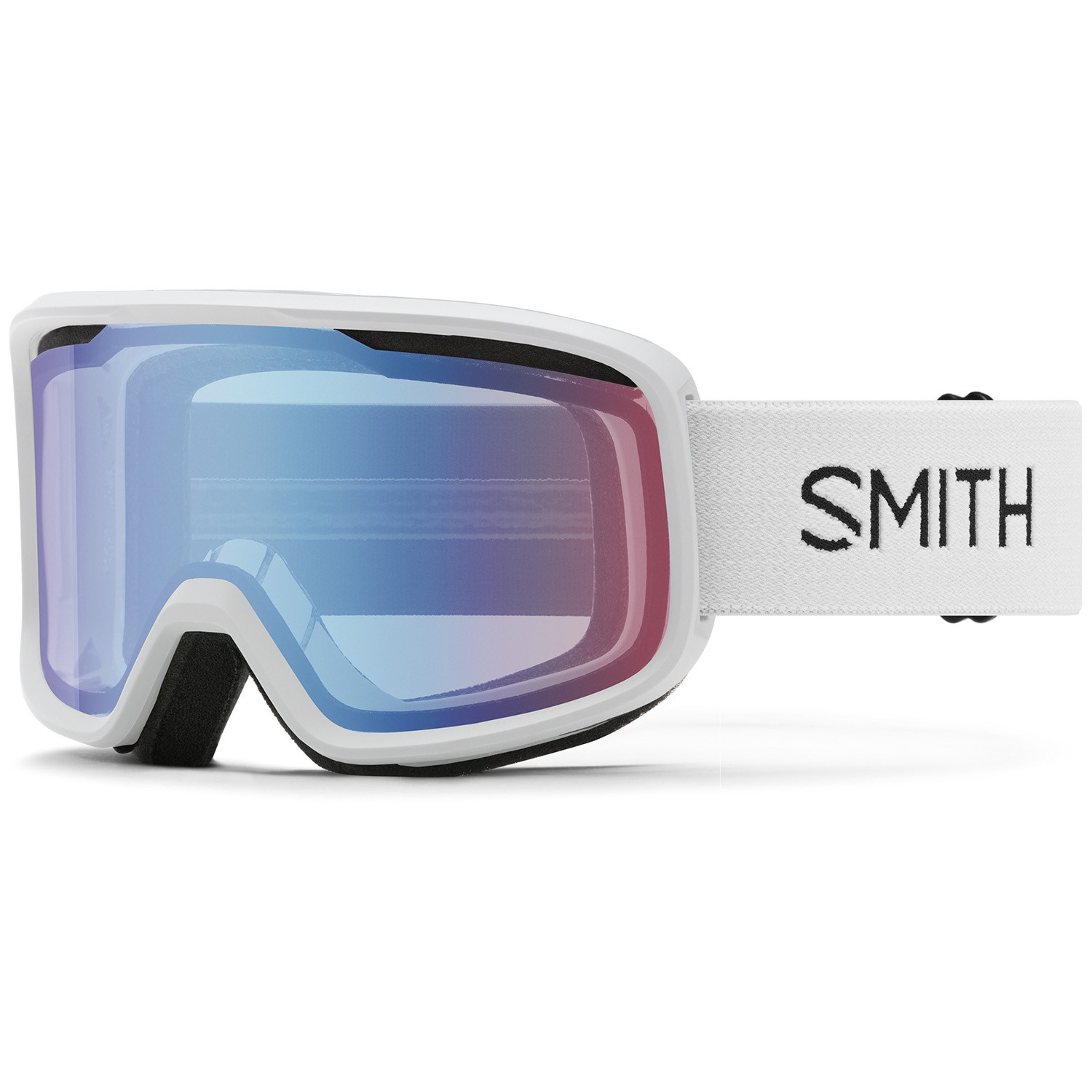 Smith Frontier Snow Goggles Black w/Green Sol-X Mirror 