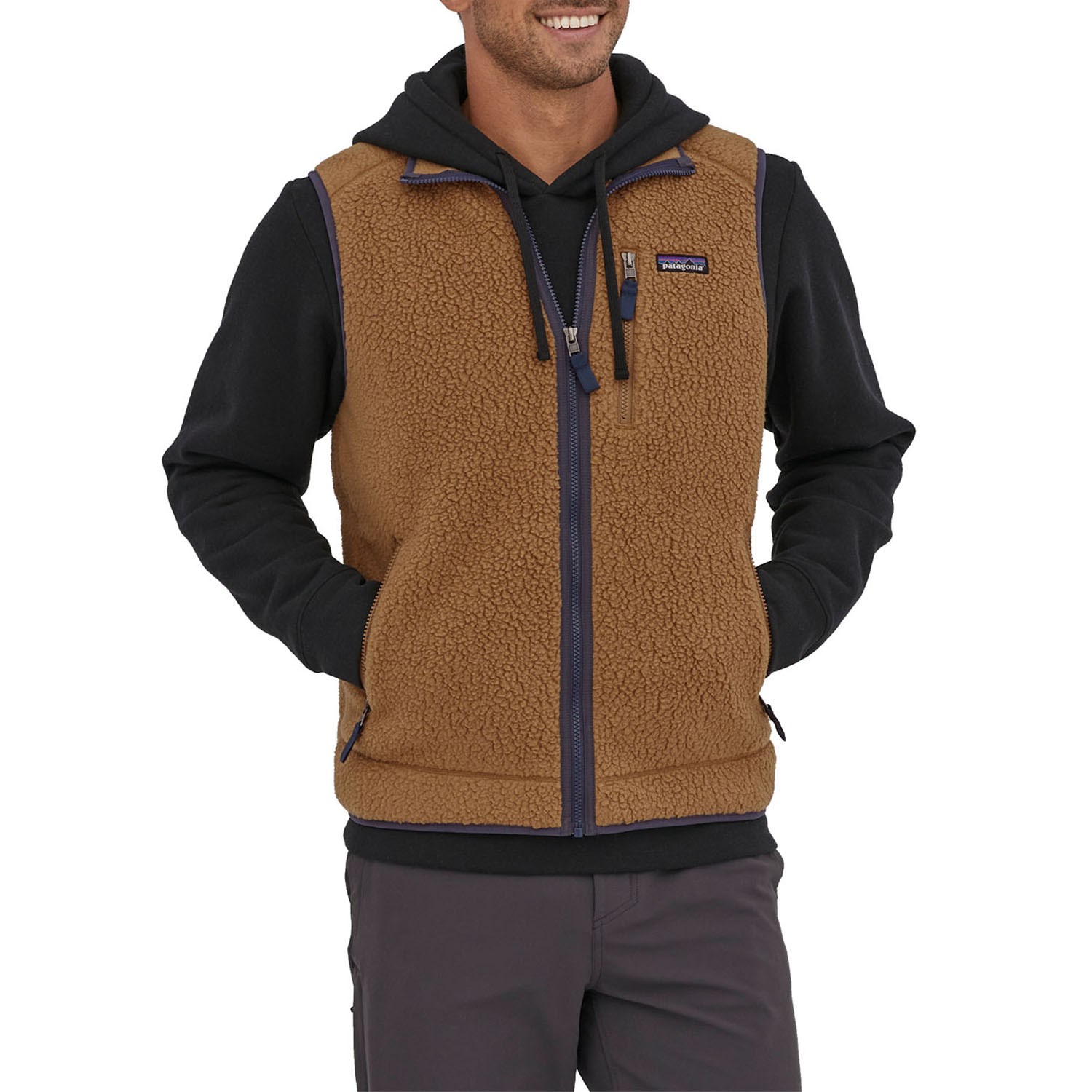 Blue Patagonia Retro Pile Vest