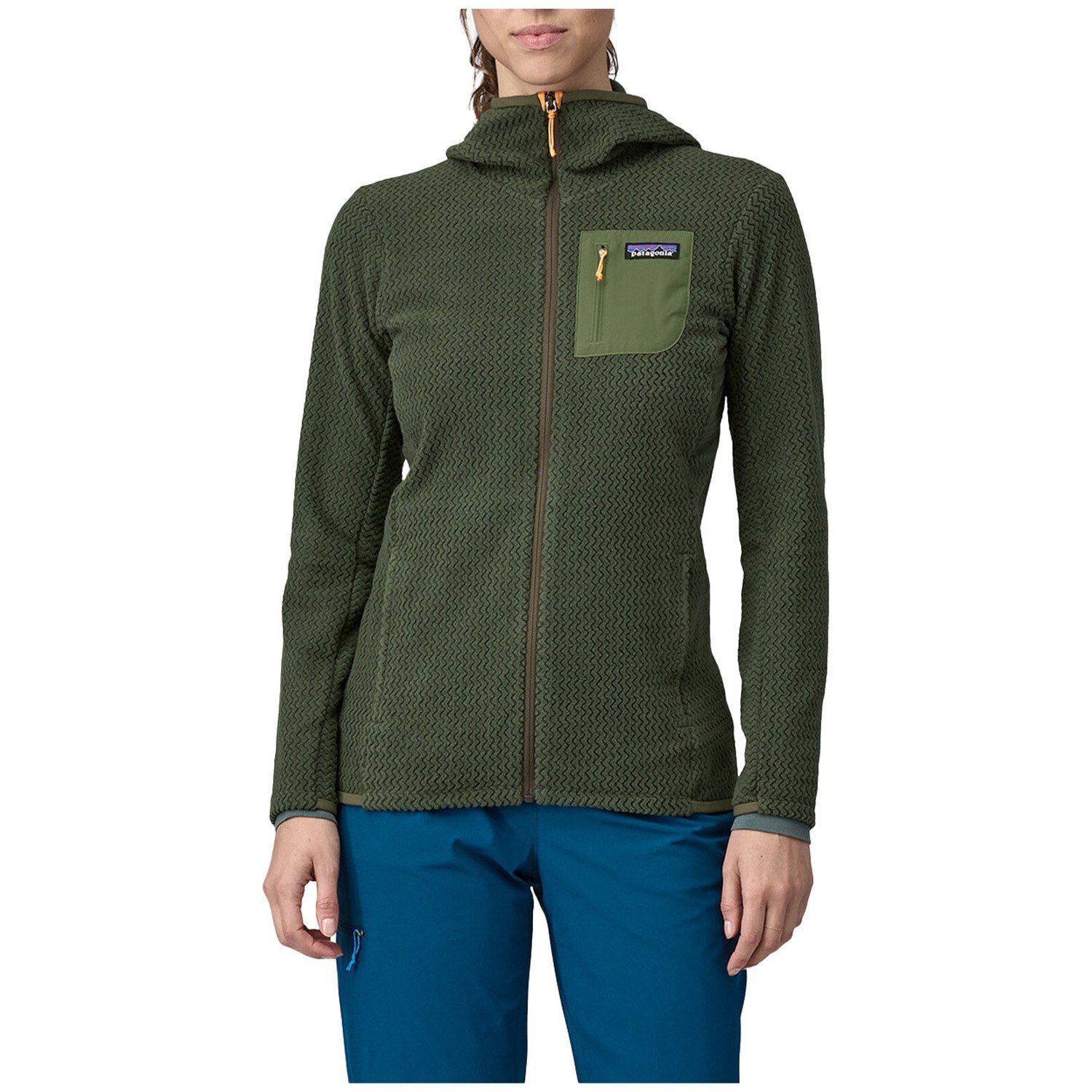 Patagonia R1 Air Full Zip Hoody Women s Torrey Pine Green Medium