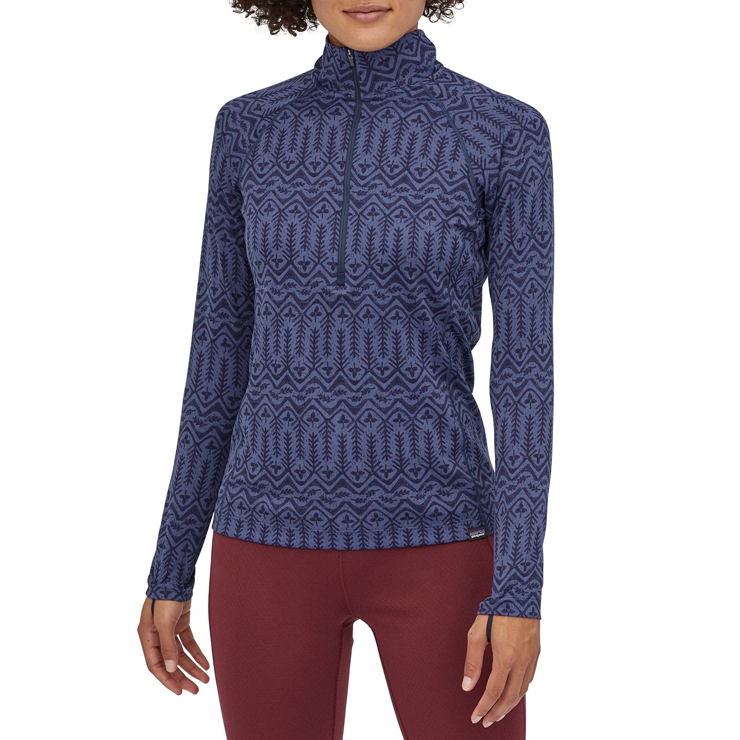 patagonia mock neck