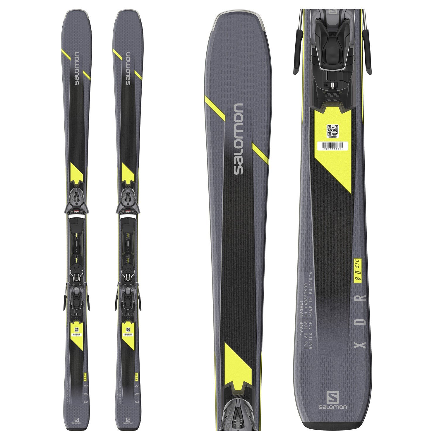 Salomon XDR 80 ST C Skis + Z10 GW Bindings 2020 | evo