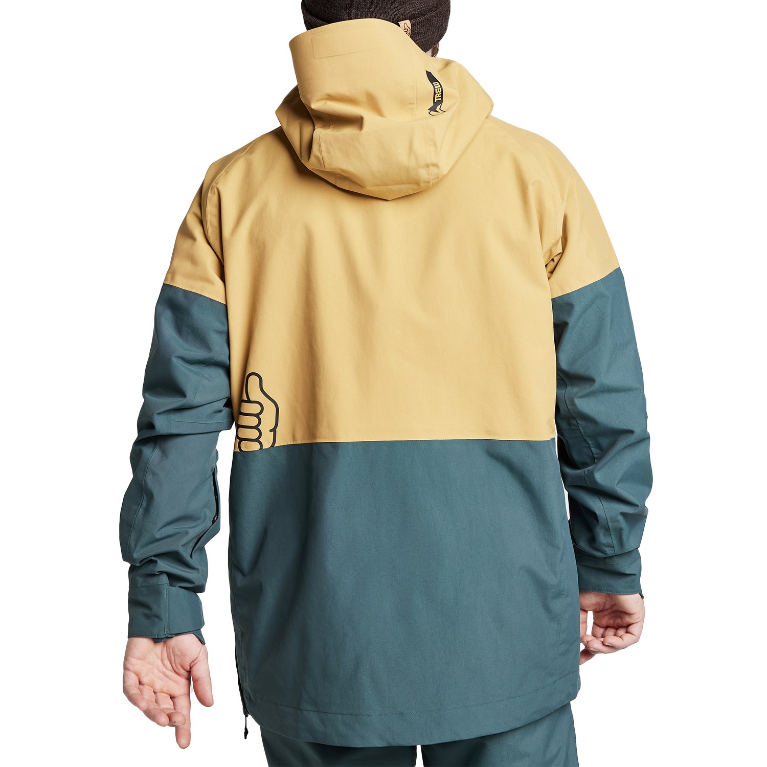 Trew Gear Popover Jacket 2023 - Large Yellow | Nylon
