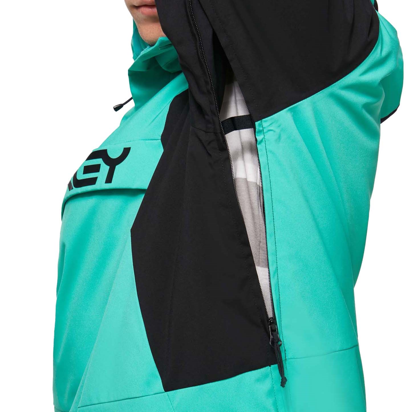 oakley block color anorak jacket