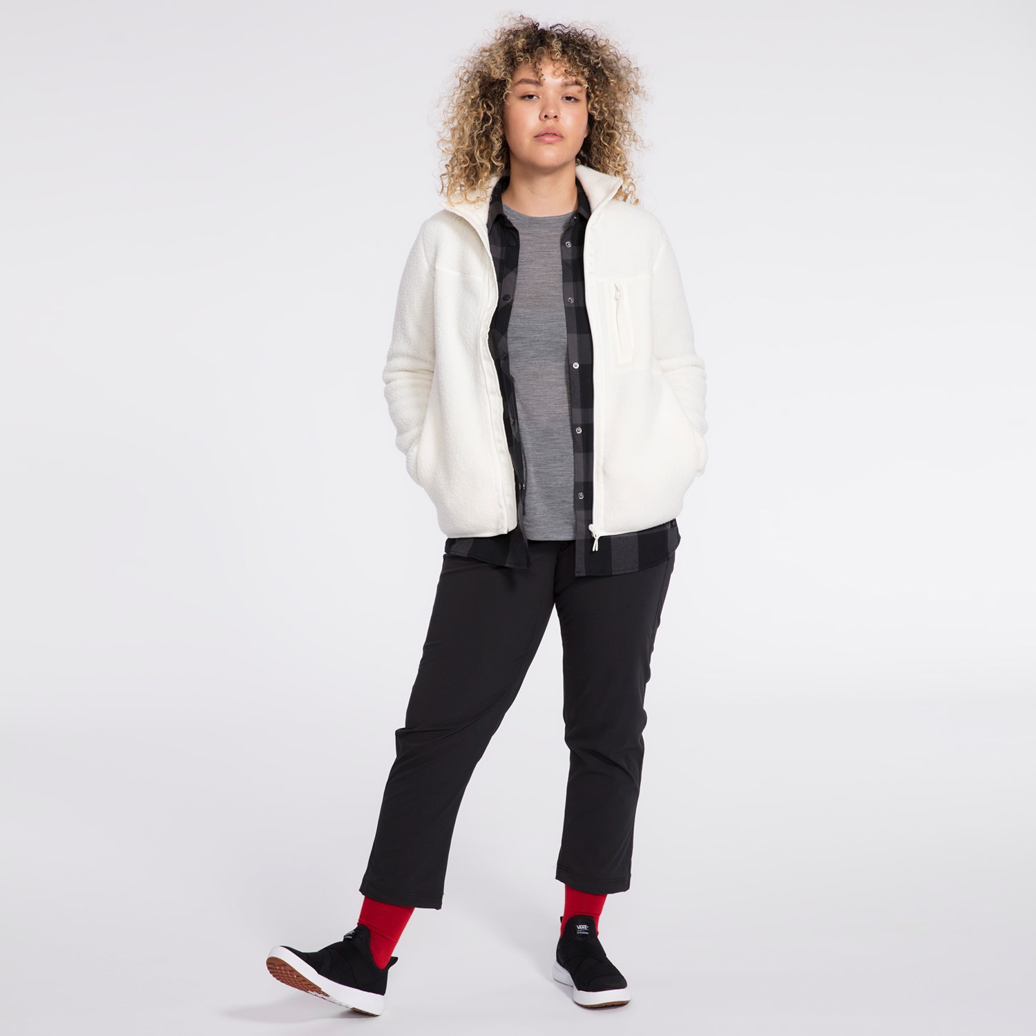 women's pile jacket