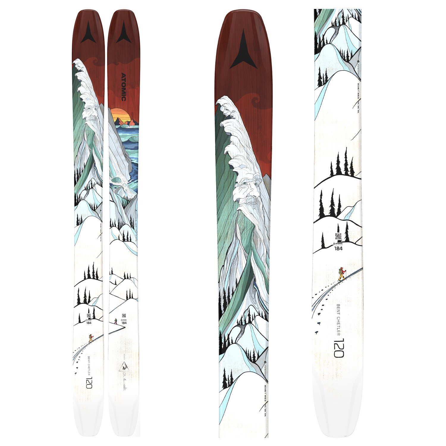Atomic Bent Chetler 120 Skis 2021 Evo