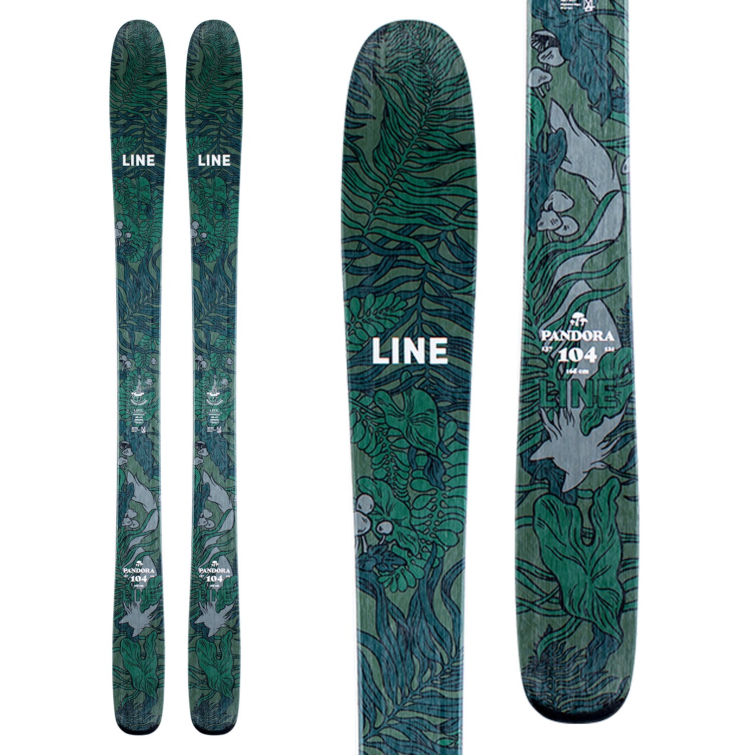 Line Skis Pandora 104 Skis Women S 21 Evo