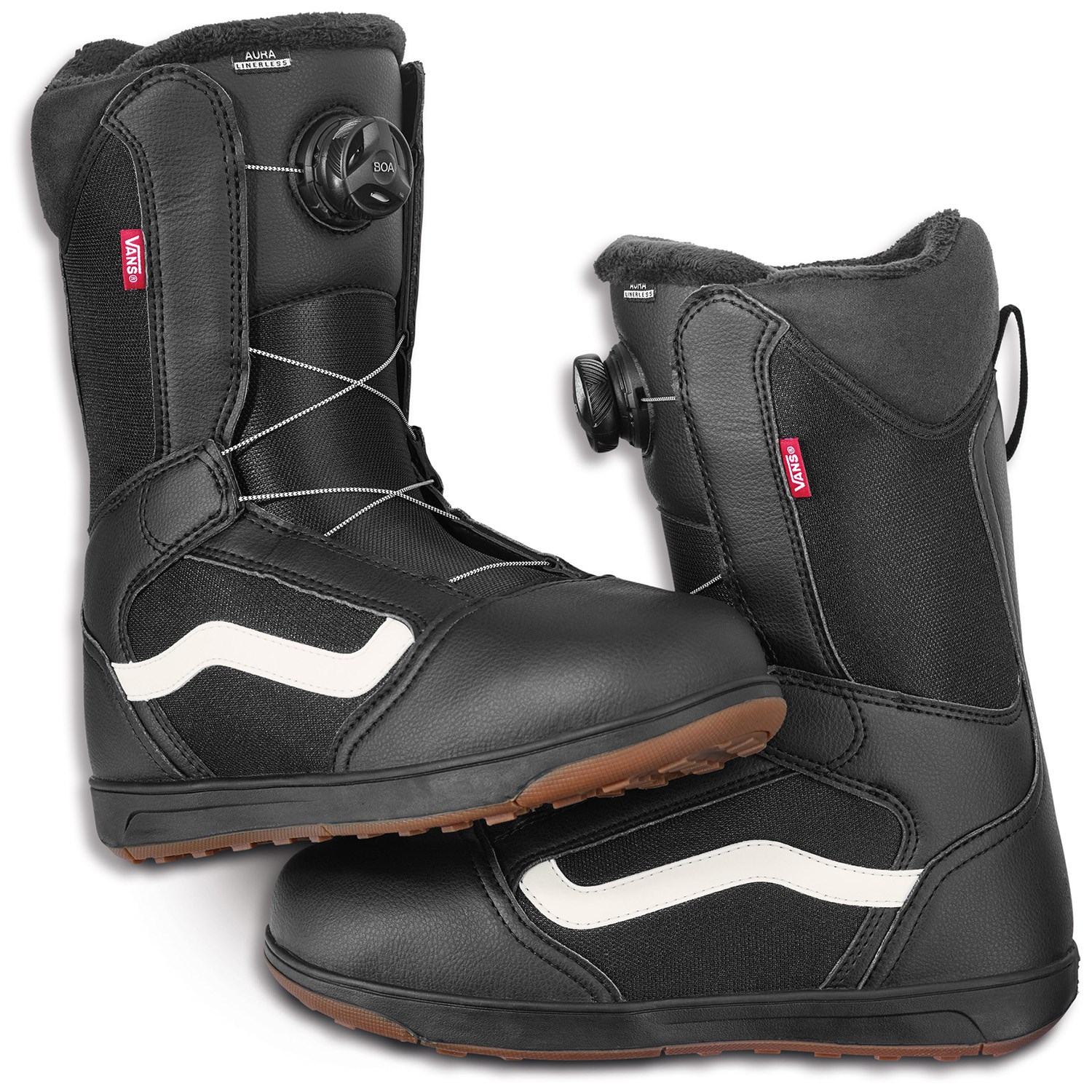 vans aura linerless snowboard boots review