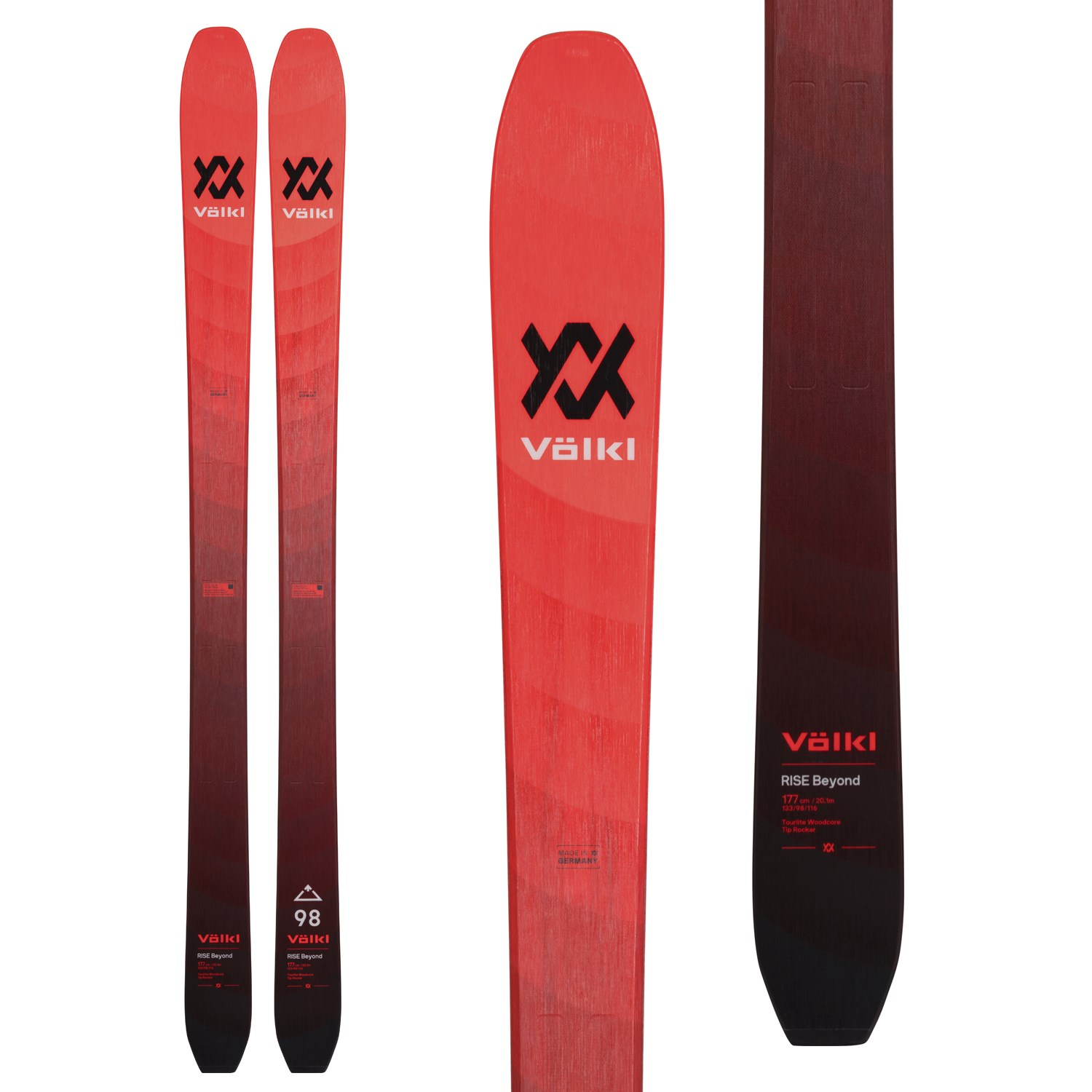 Völkl Rise Beyond 98 177cmスキー板 Völkl Rise Beyond 98 Skis 2021