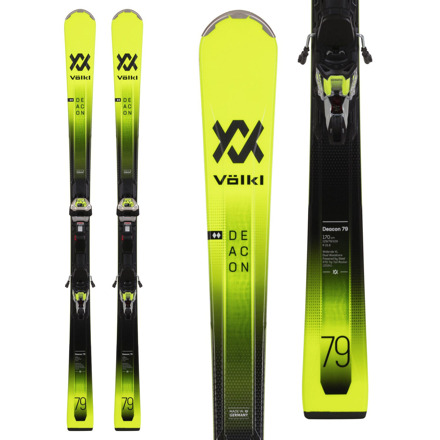 Völkl Deacon 79 Skis + iPT WR XL 12 TCX GW Bindings 2022 | evo