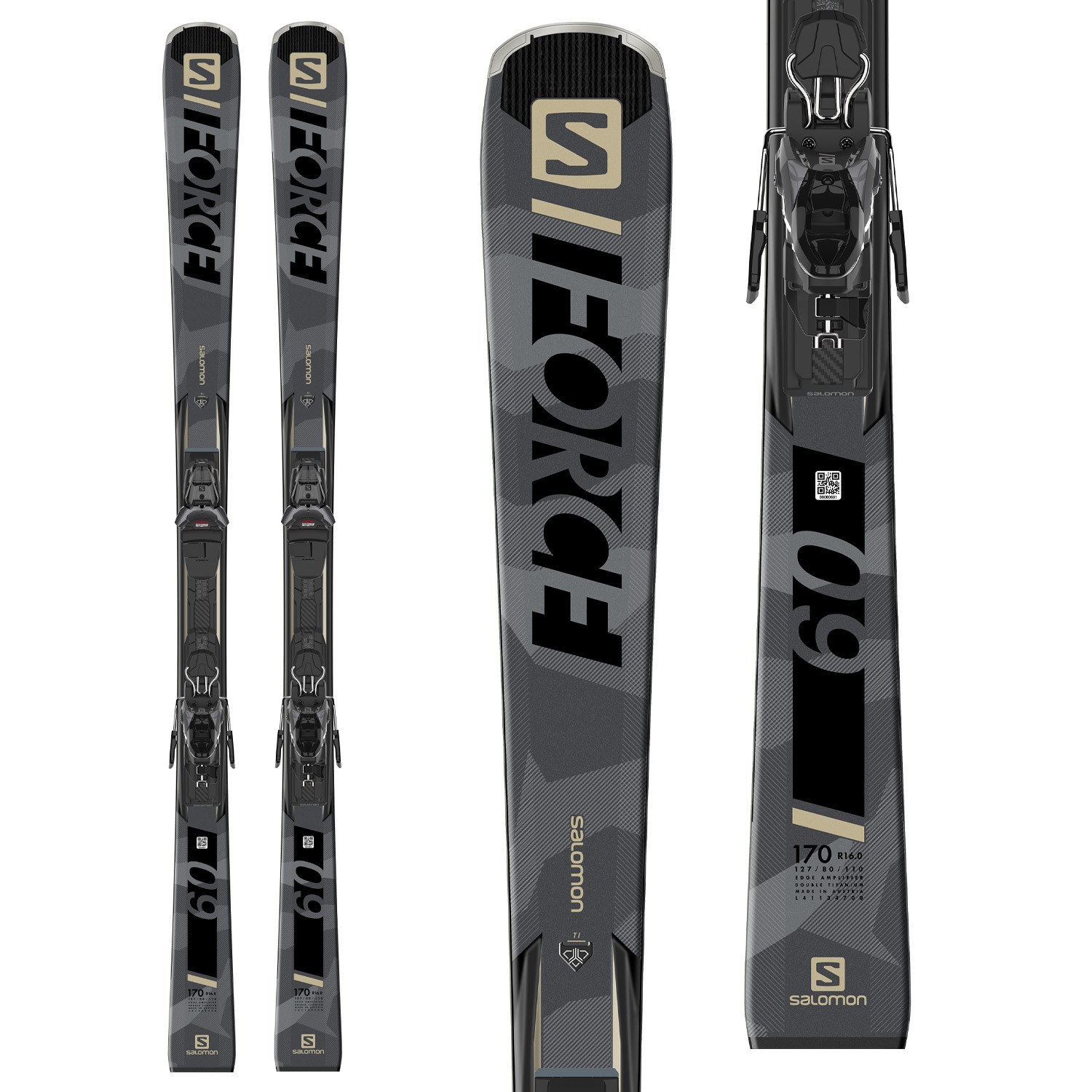 Salomon S/Force 9 Skis + M11 GW Bindings | evo