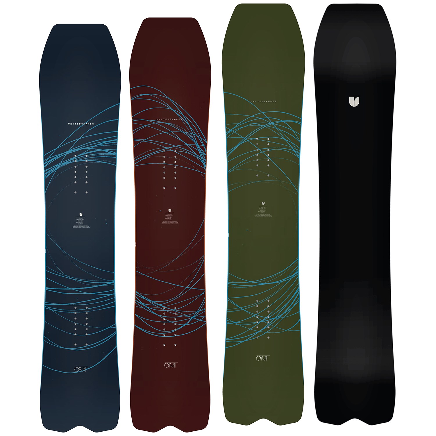 UnitedShapes Orbit 2021モデル 157cm   セット United Shapes Snowboarding