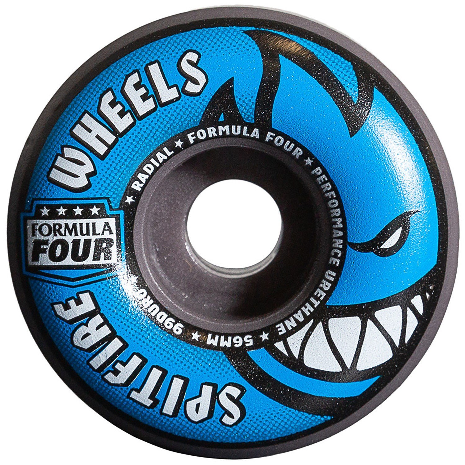 Spitfire Formula Four 99d Gray/Blue Radials Skateboard Wheels | evo